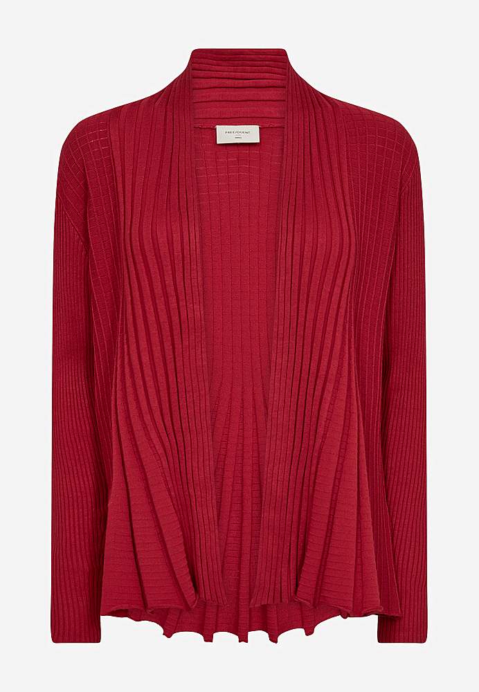 Ribbet, åpen cardigan