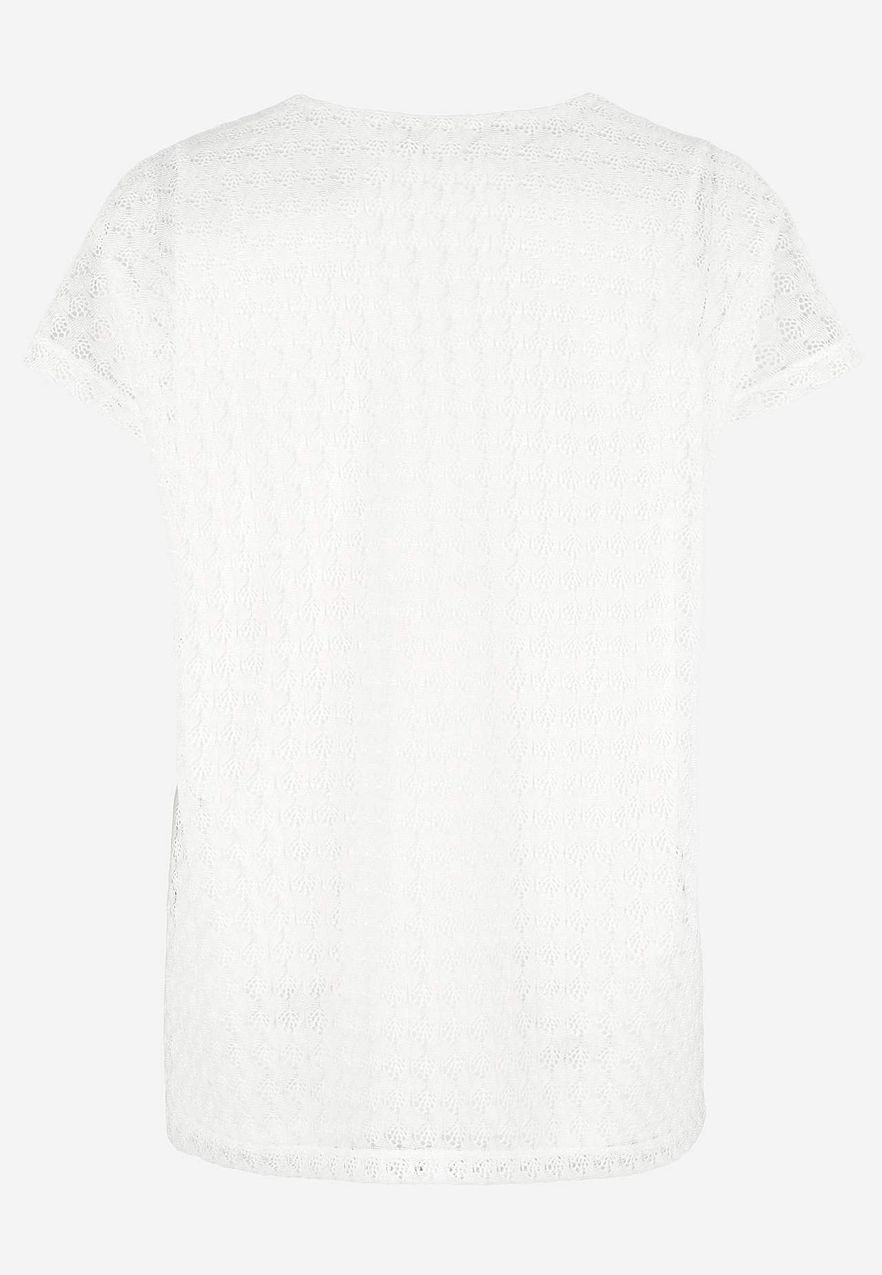 Jersey top with beautiful openwork