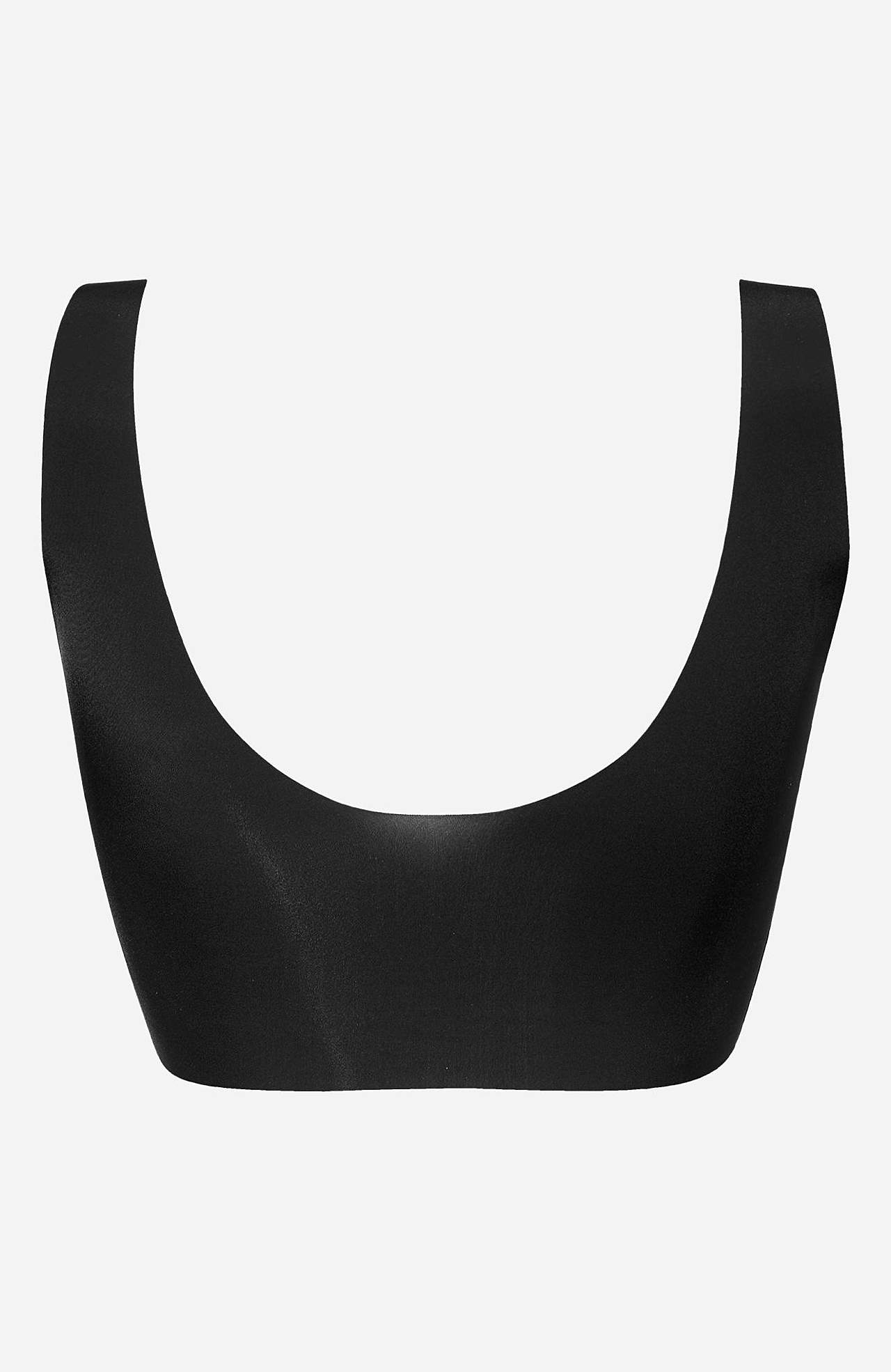 Sömlös bh-topp i mjuk microfiber