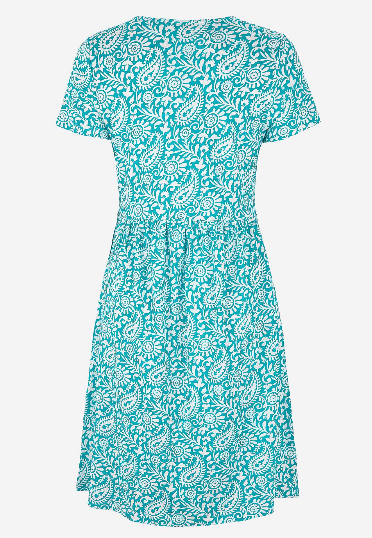 Short-sleeved jersey dress with pockets Agatha