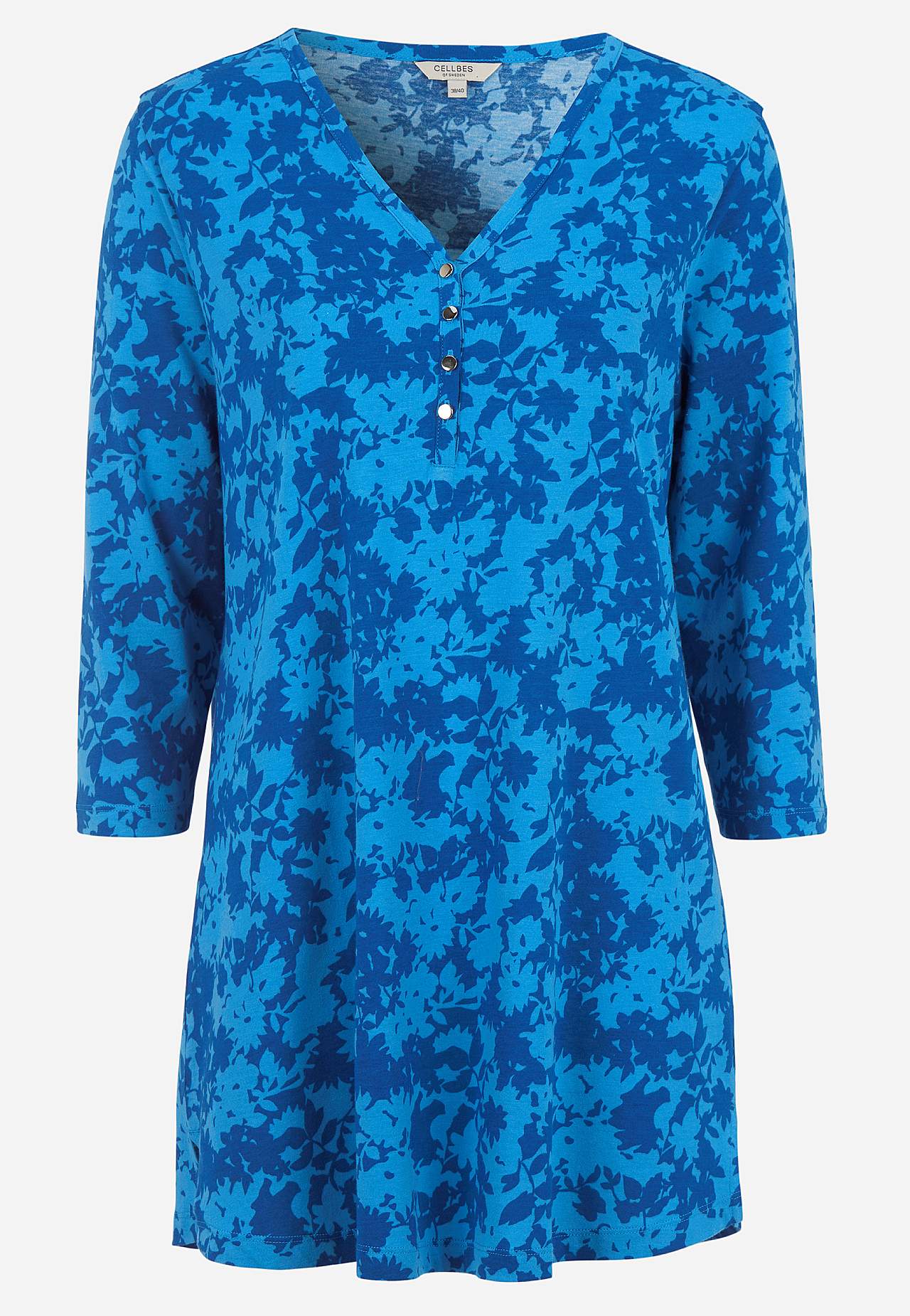 Jersey tuniq with v neckline
