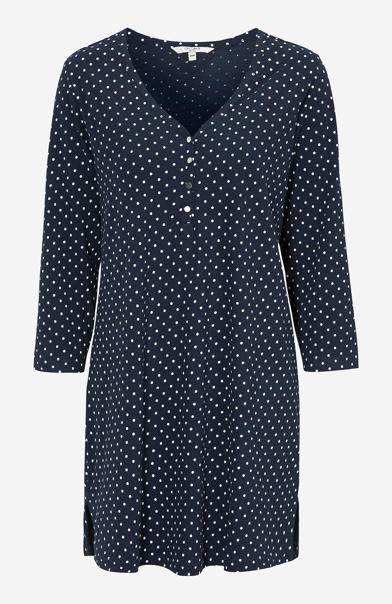Jersey tuniq with v neckline