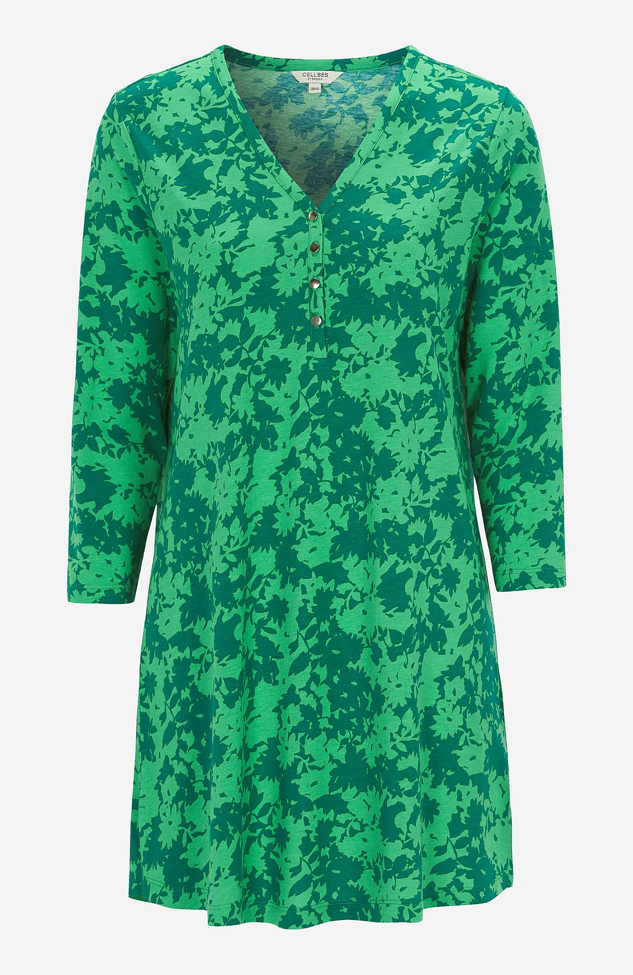 Jersey tuniq with v neckline