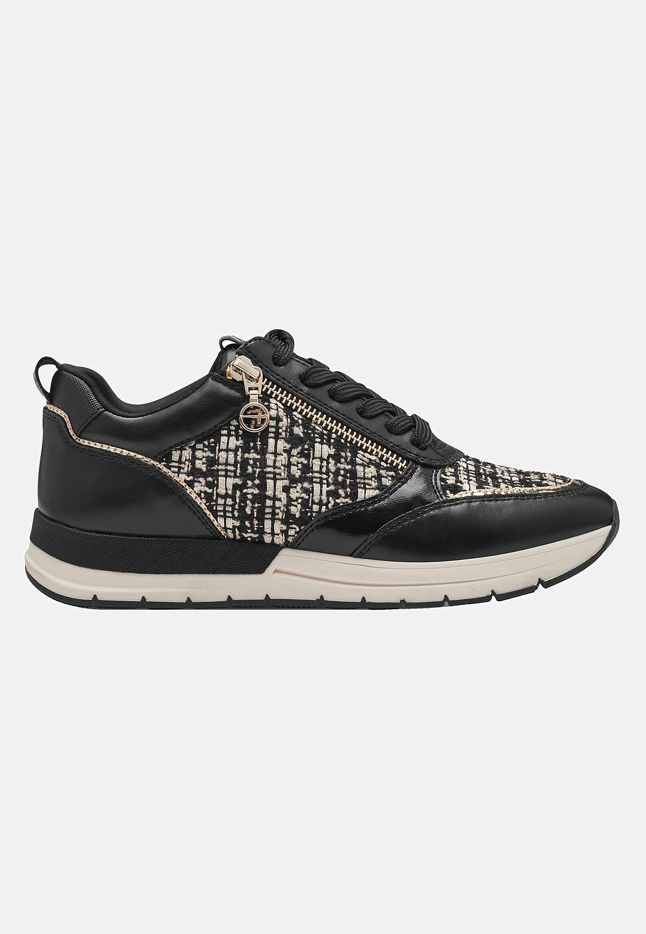 Sneaker med dragkedja