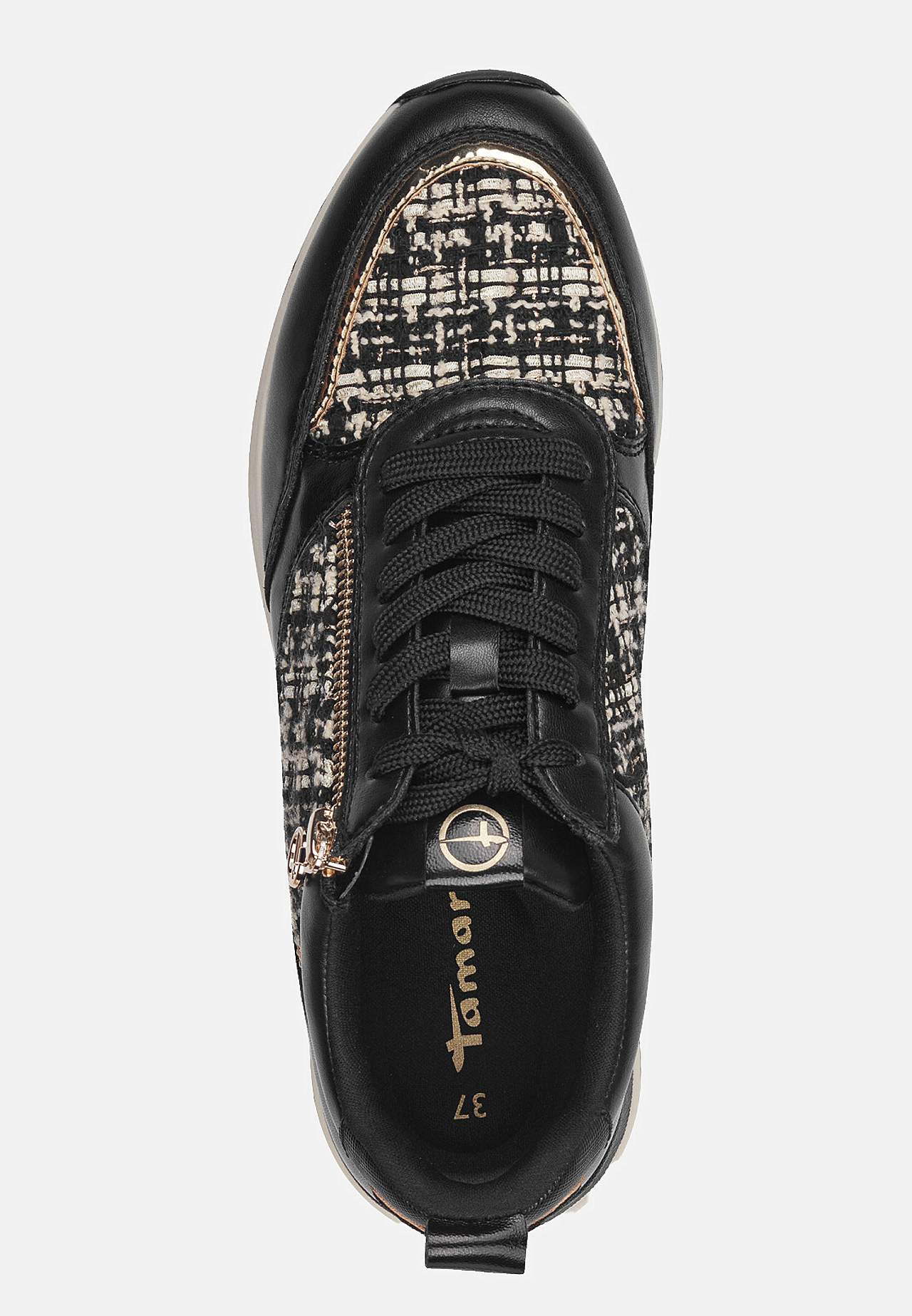 Sneaker med dragkedja