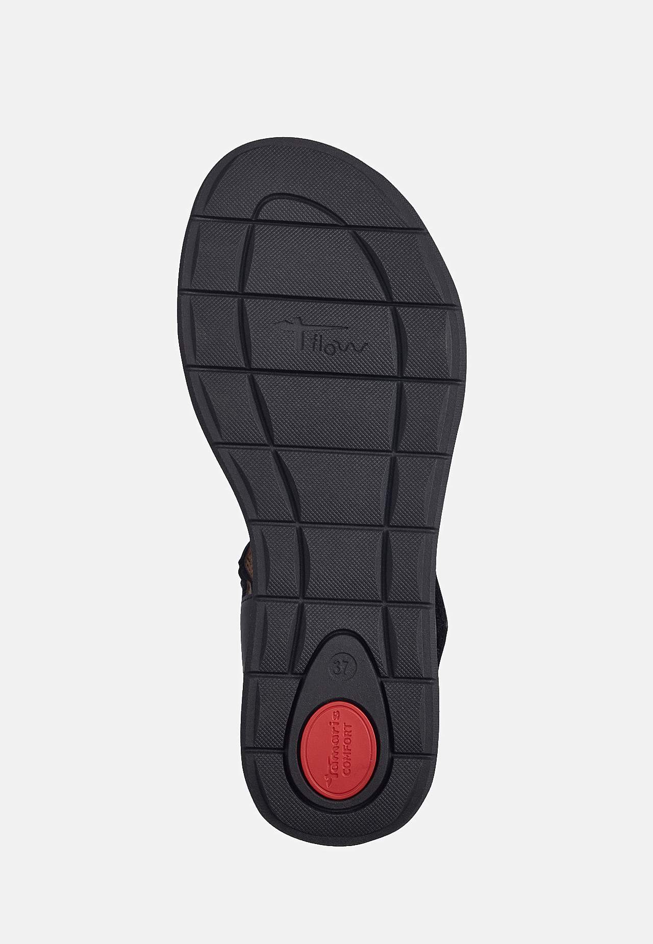 Skinnsandal med justerbare stropper