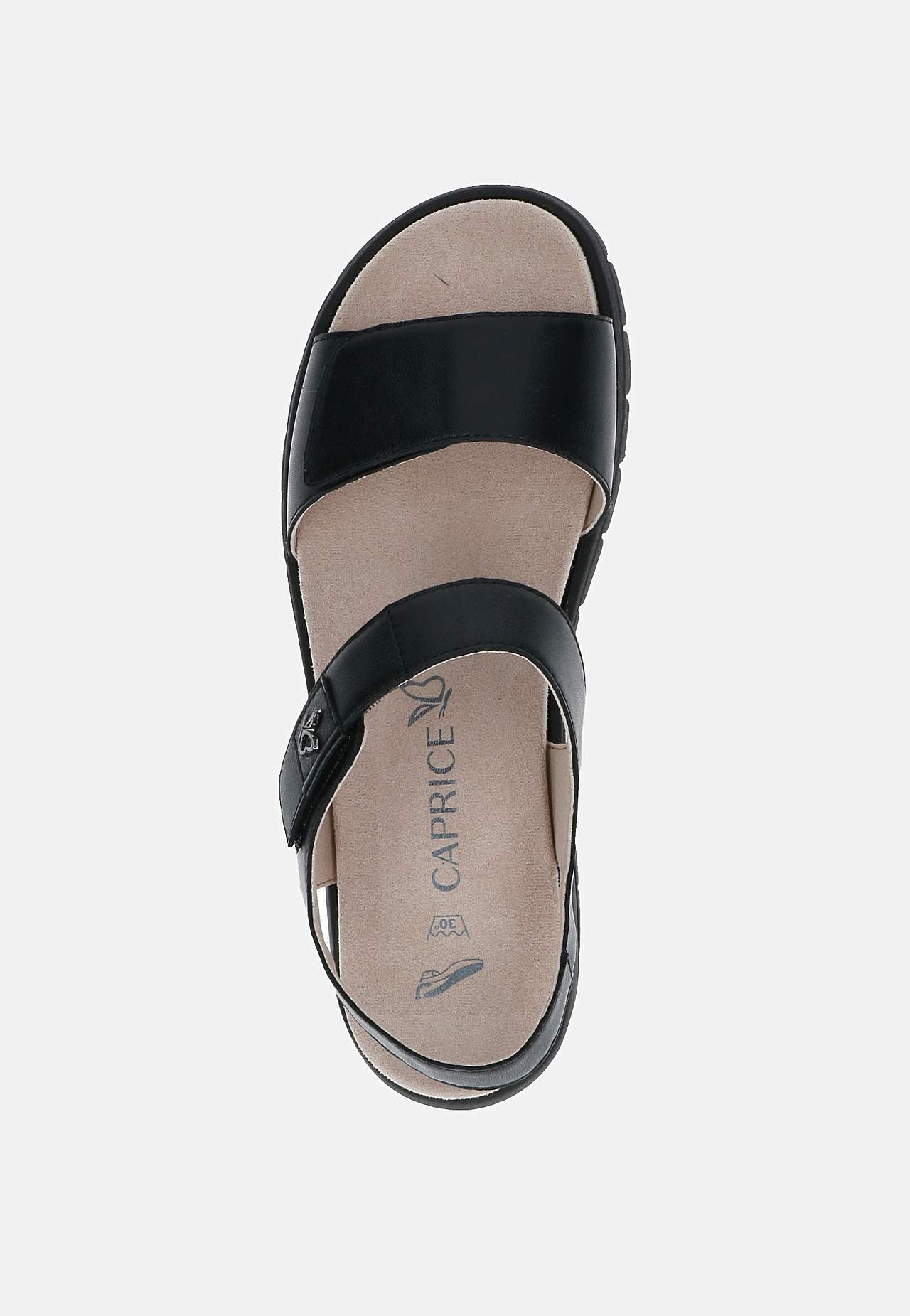 Skinnsandal med justerbare stropper
