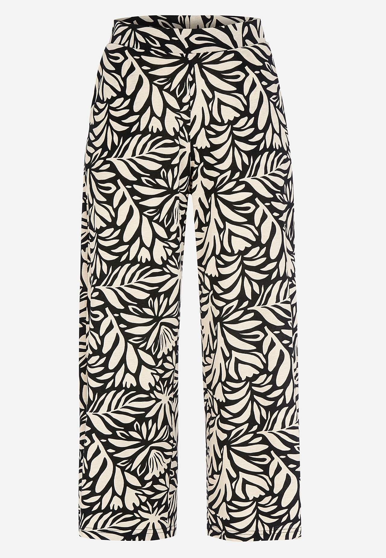 Jersey pants in soft cotton and modal blend