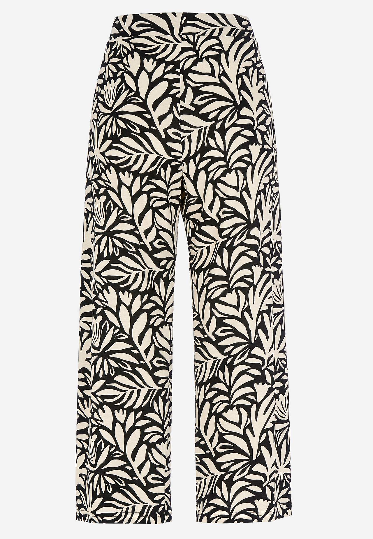 Jersey pants in soft cotton and modal blend