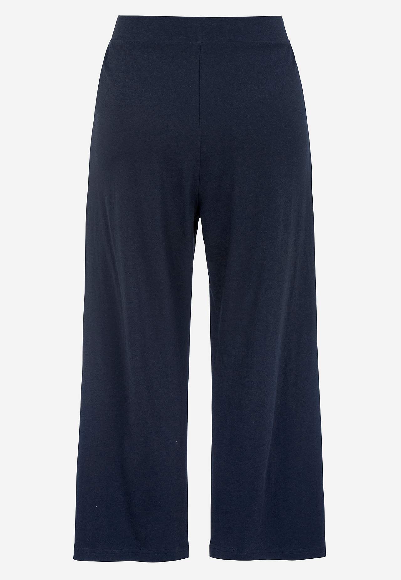 Jersey pants in soft cotton and modal blend