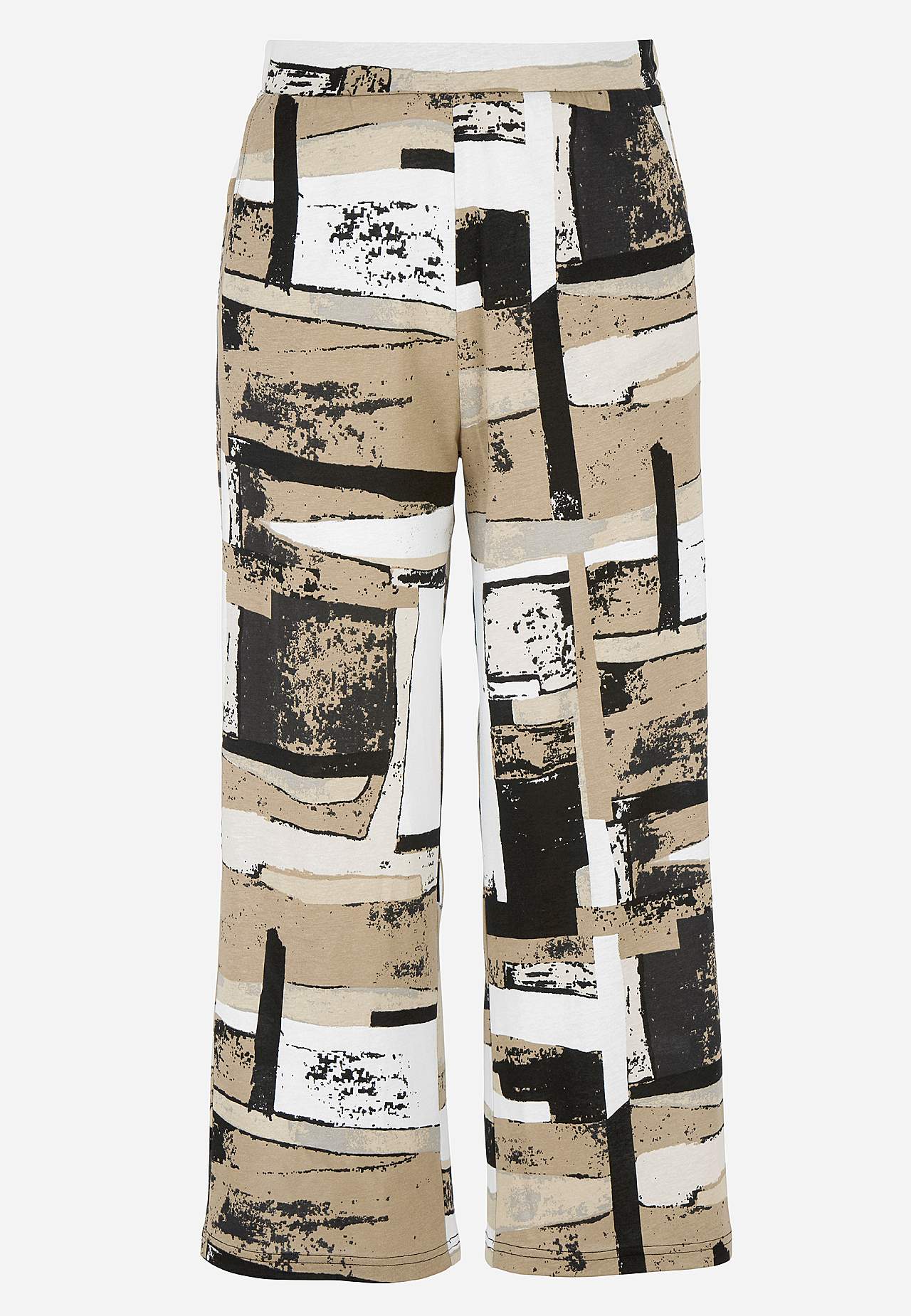 Jersey pants in soft cotton and modal blend
