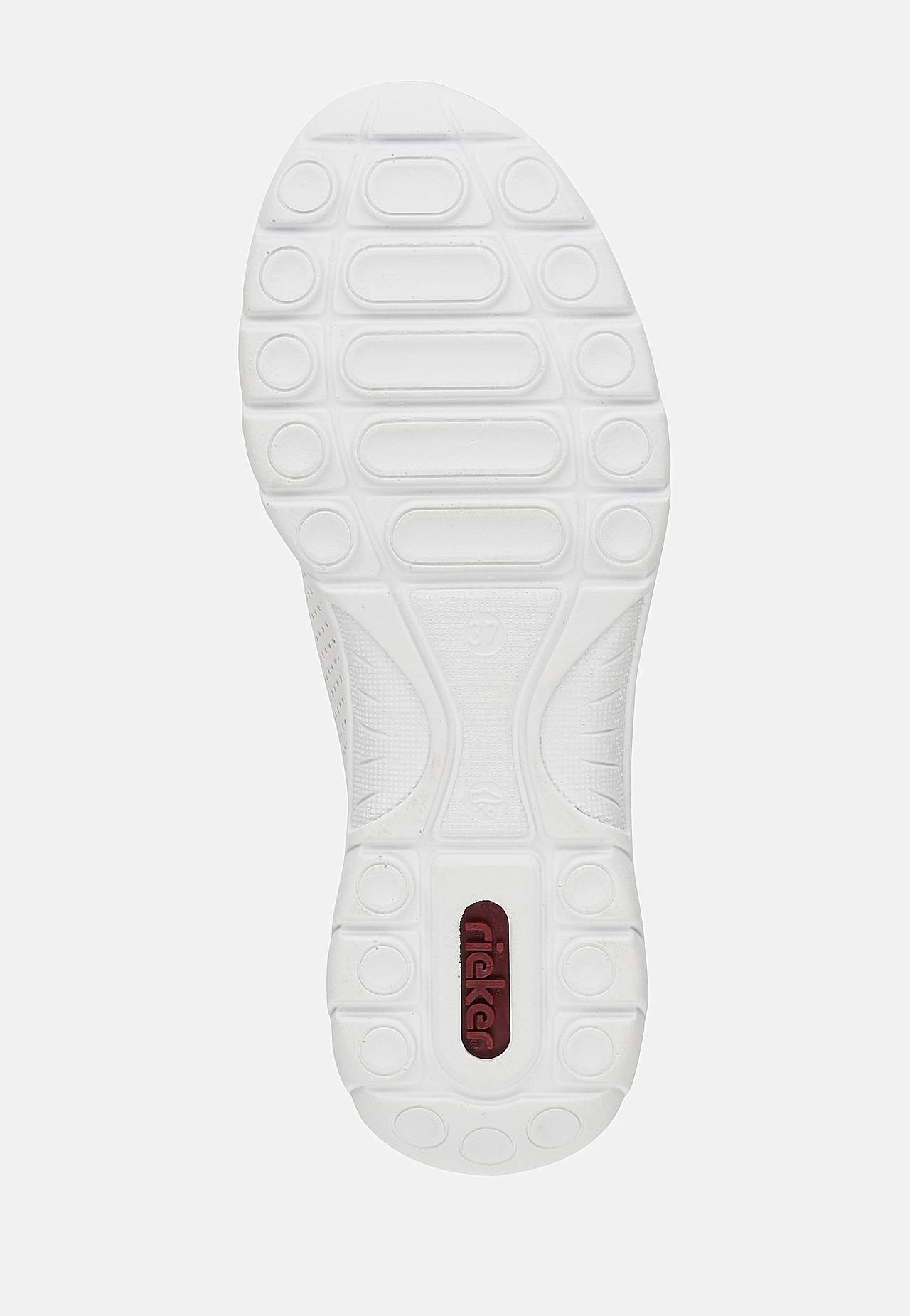 Slip-on sneaker med skimrande gulddetalj