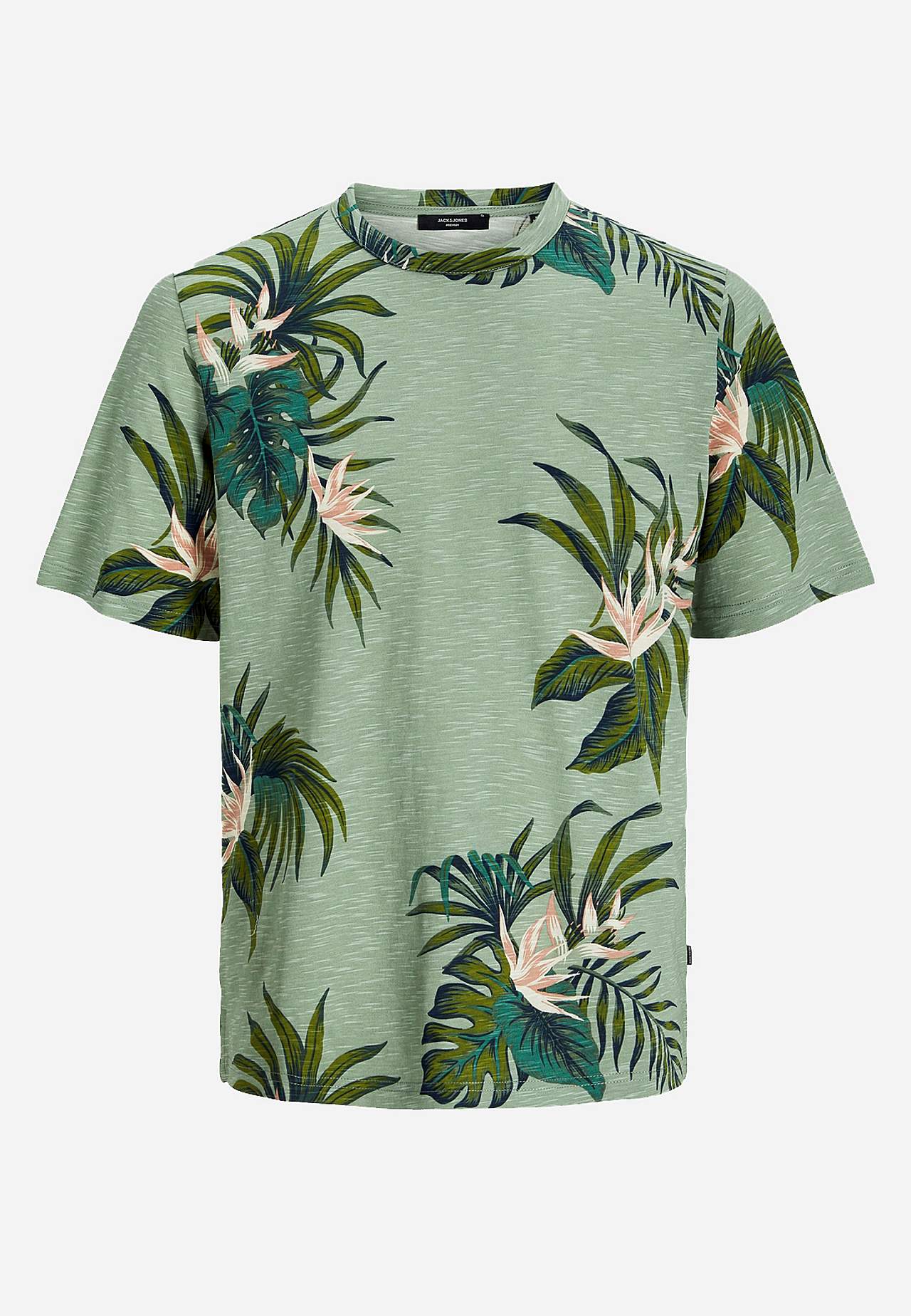 Bladmönstrad t-shirt