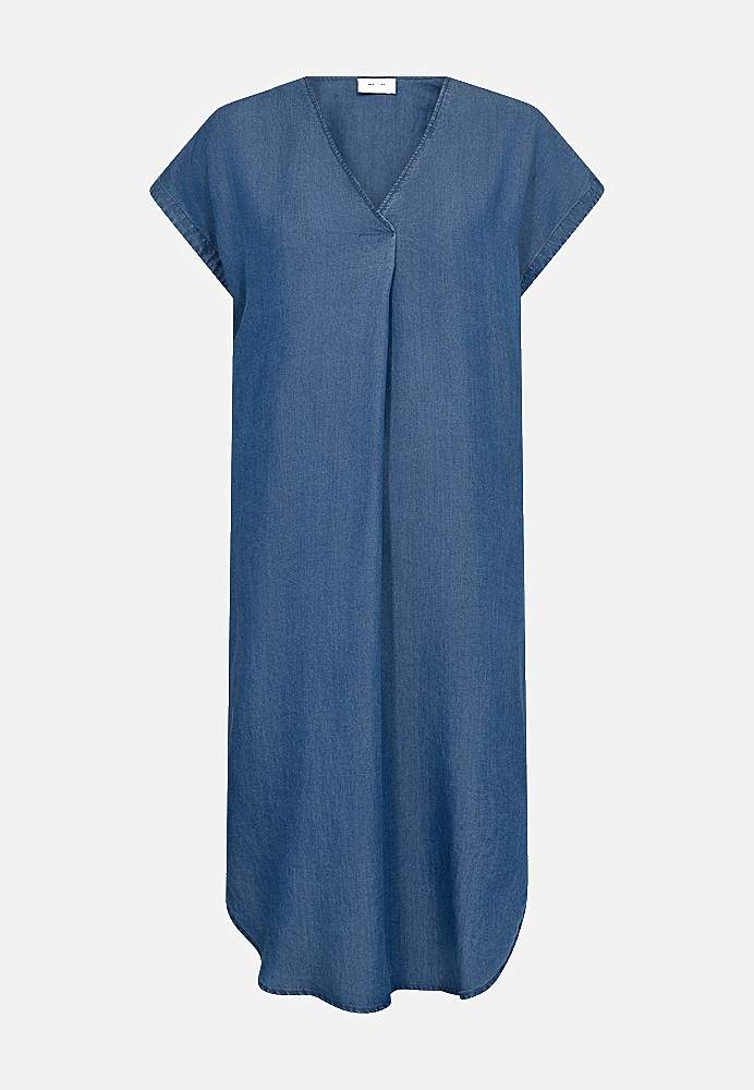 Jeansklänning i lyocell