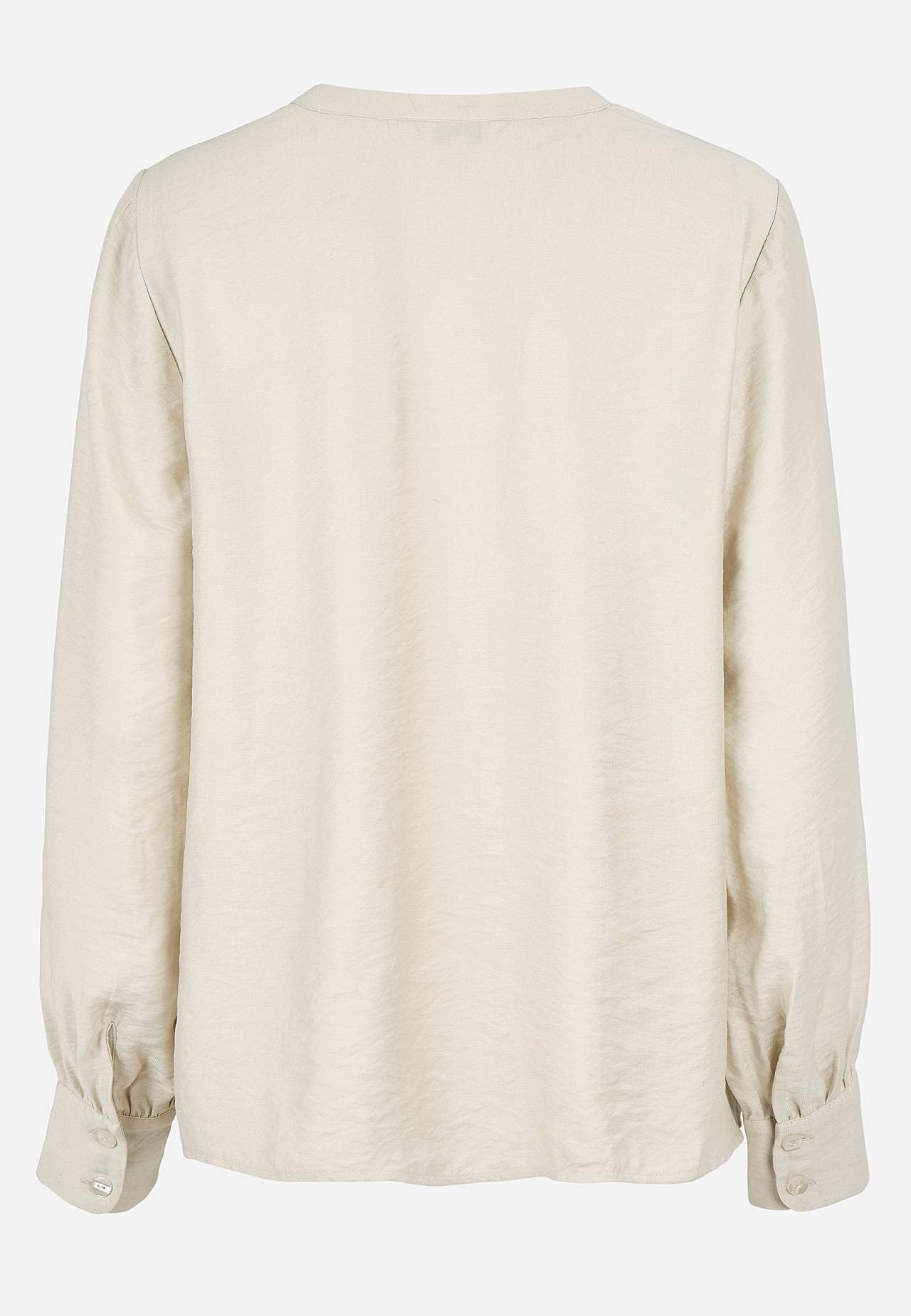 Woven blouse with buttons
