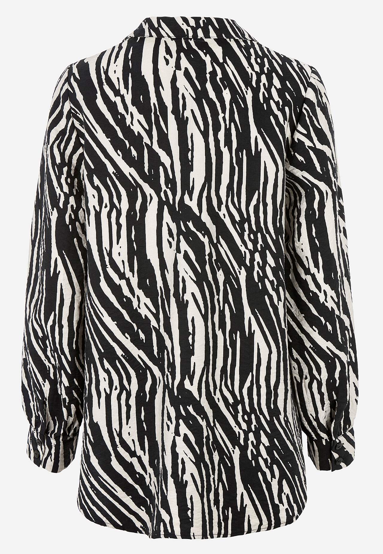 Long-sleeved, woven tunic