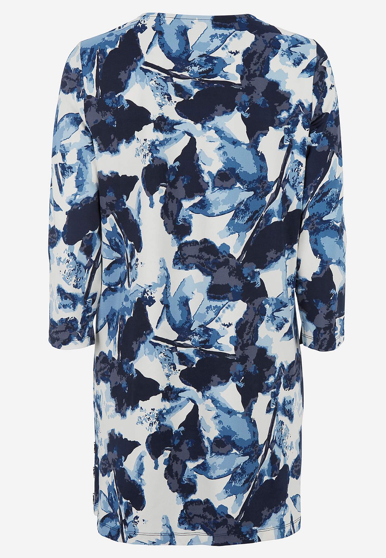 Jersey tuniq with buttons