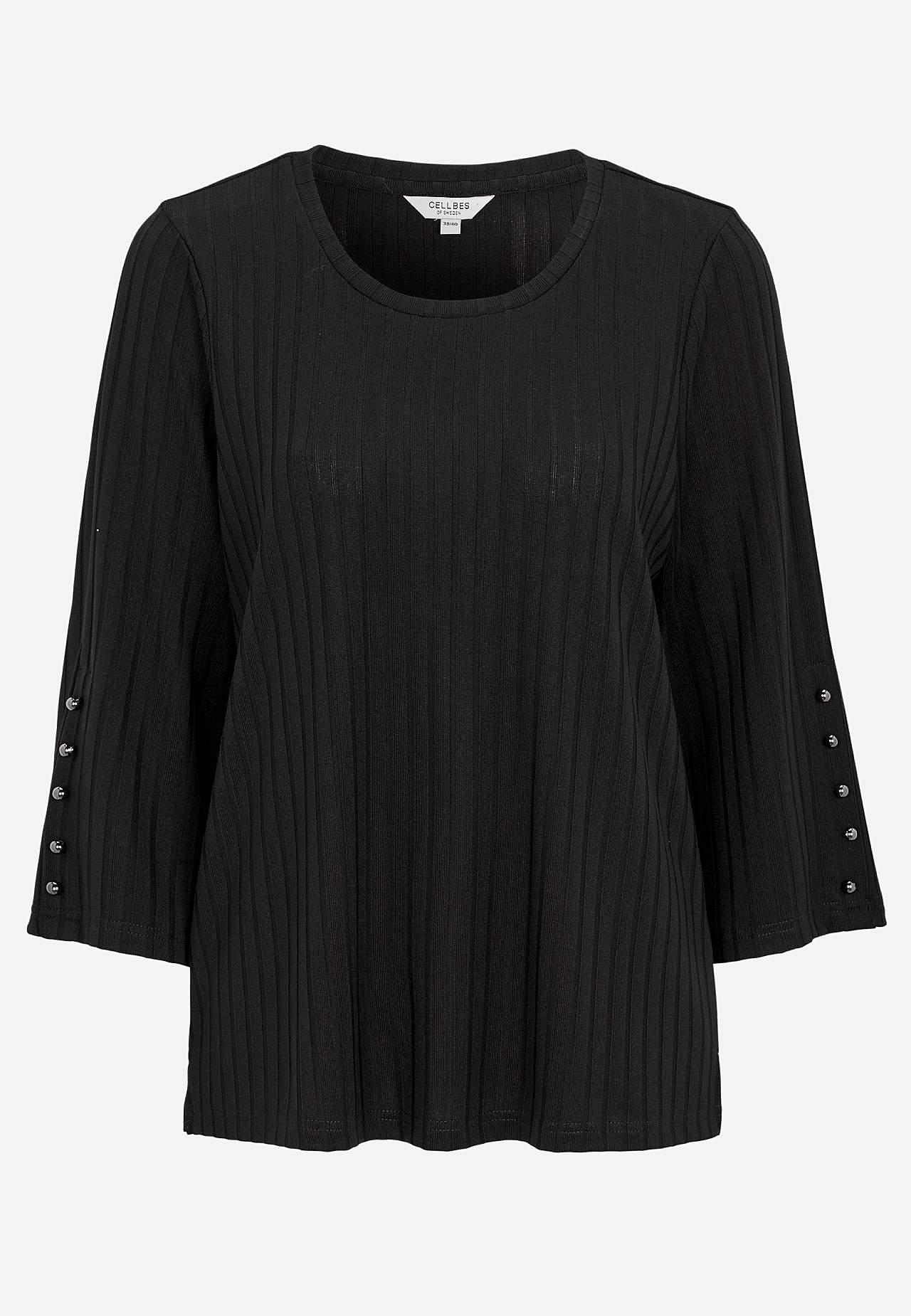 Jersey top with buttons