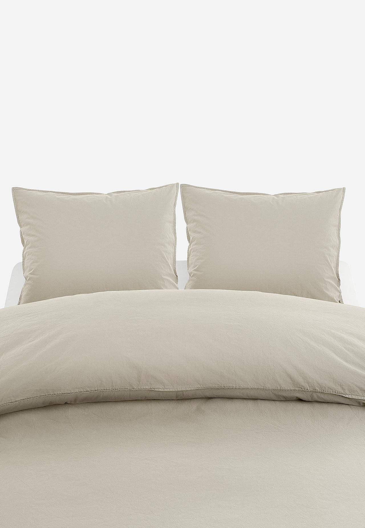 Duvet cover set in cotton percale 220x210 cm