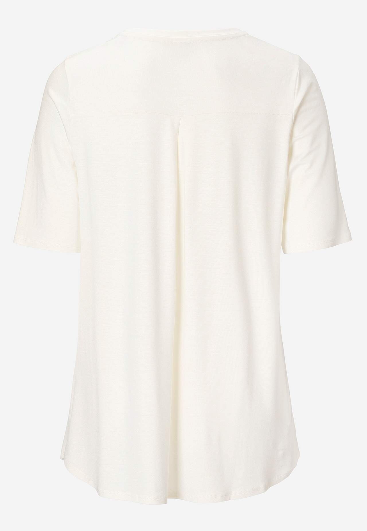 Jersey top with short sleeves