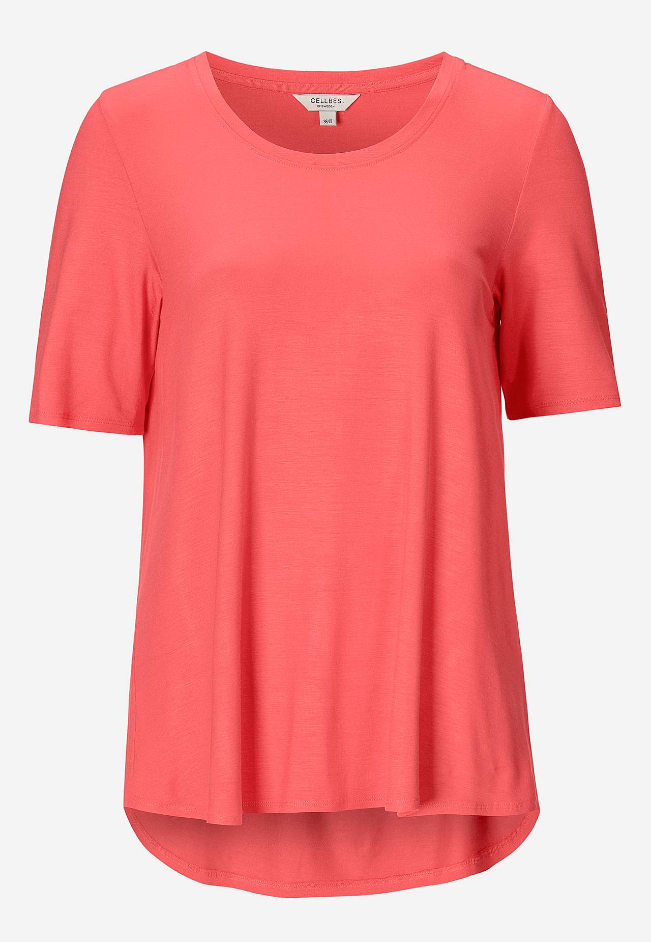 Jersey top with short sleeves