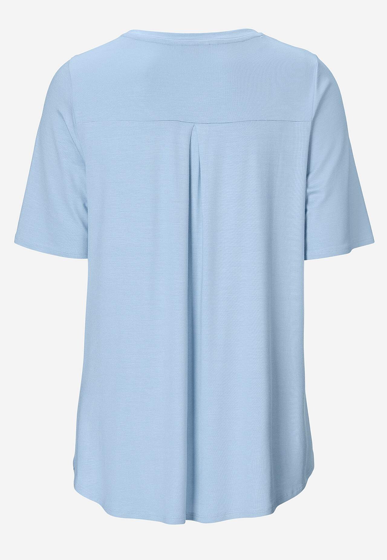 Jersey top with short sleeves