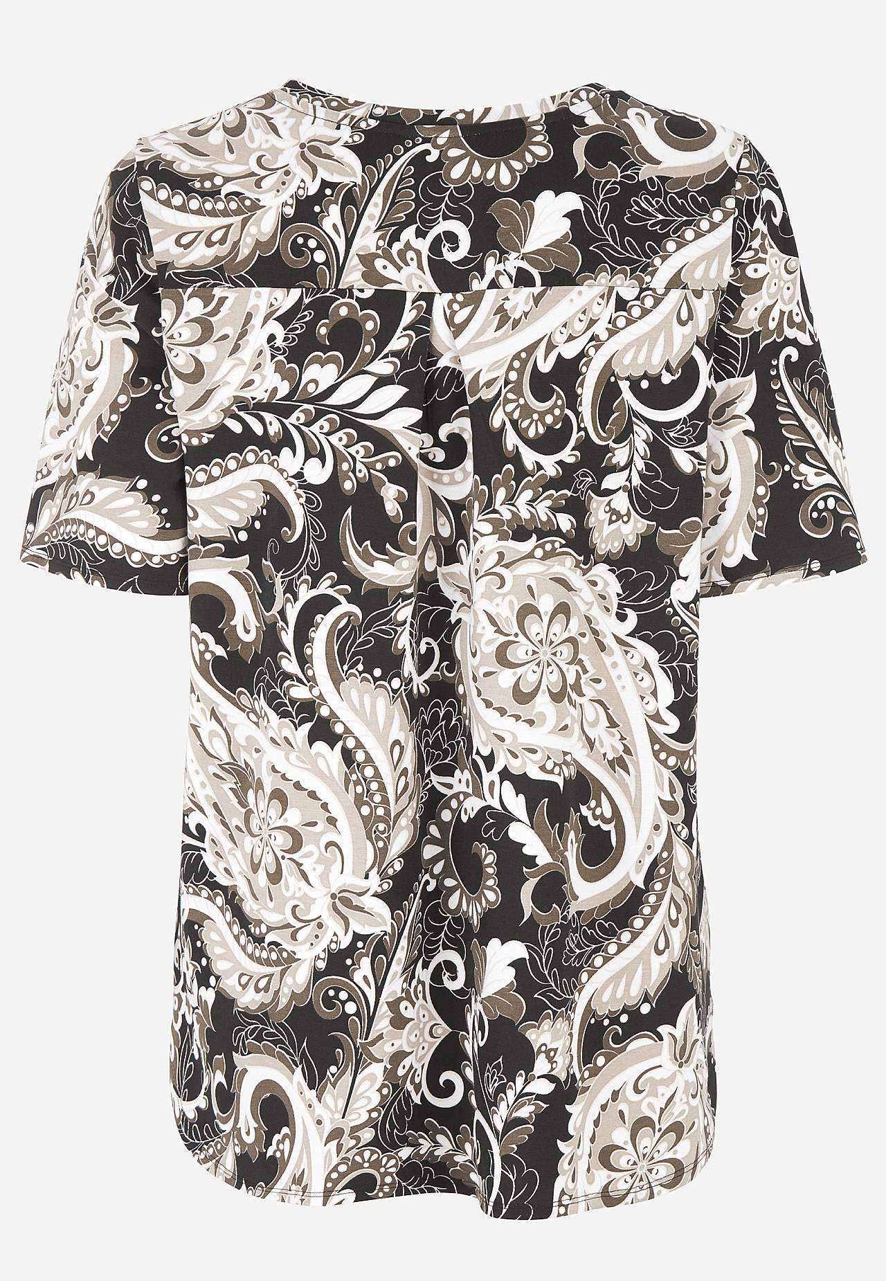 Jersey top with short sleeves
