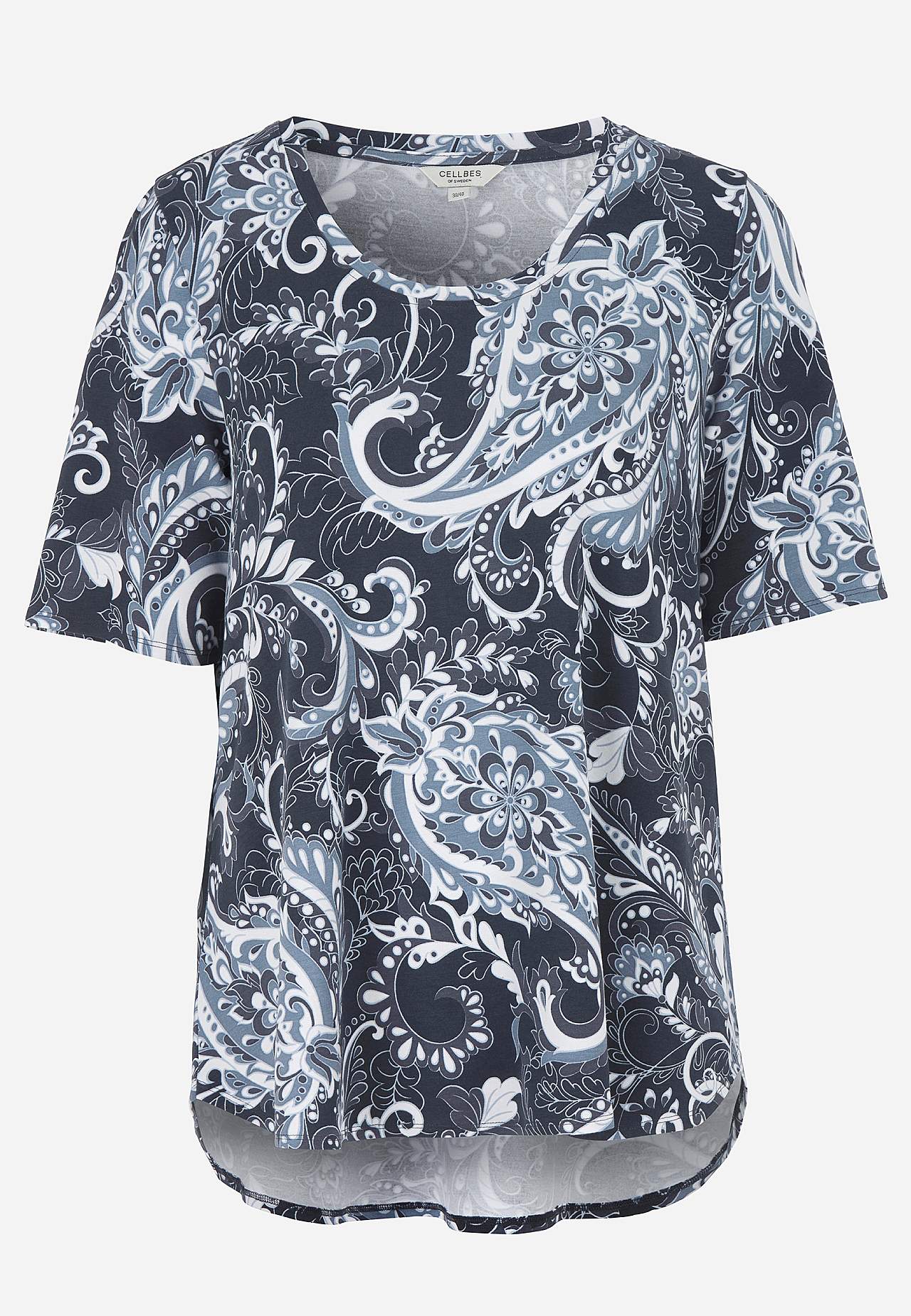 Jersey top with short sleeves
