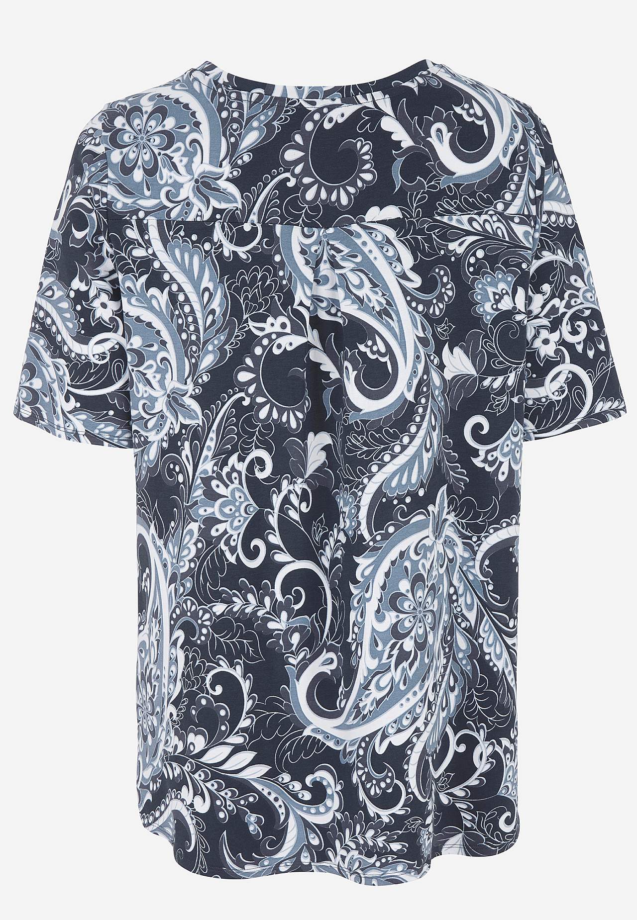 Jersey top with short sleeves