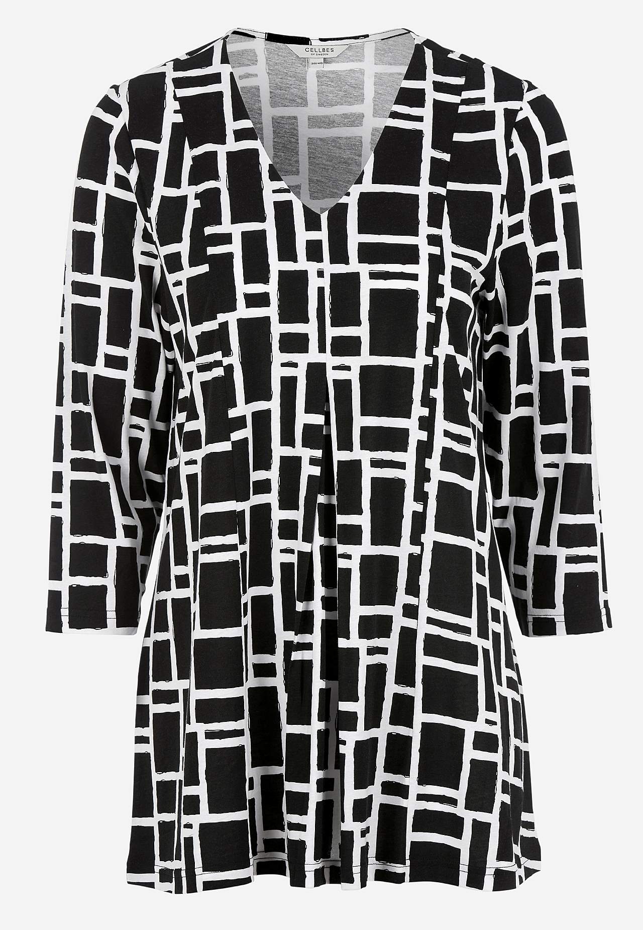Jersey tuniq with crease detail
