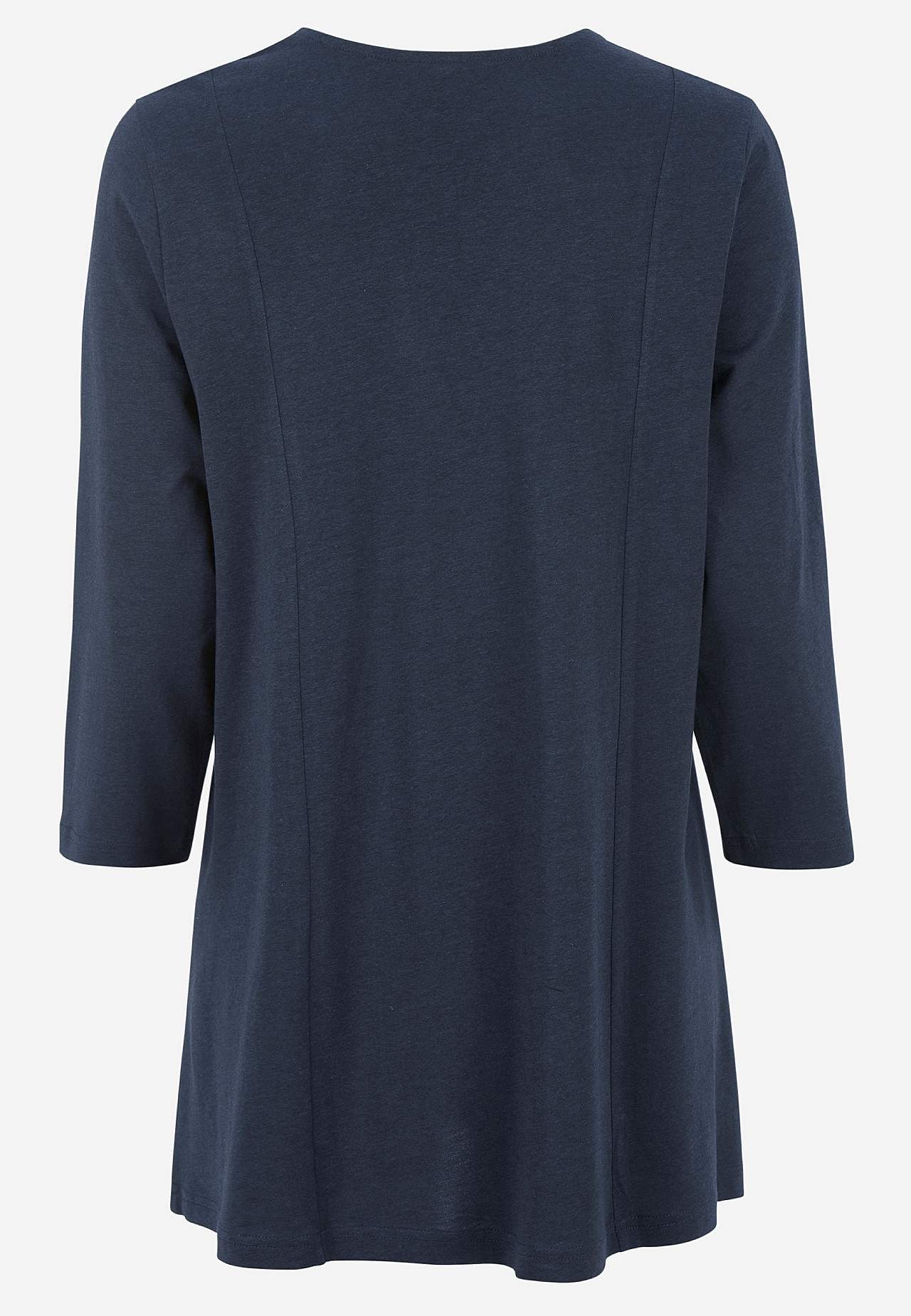 Jersey tuniq with crease detail