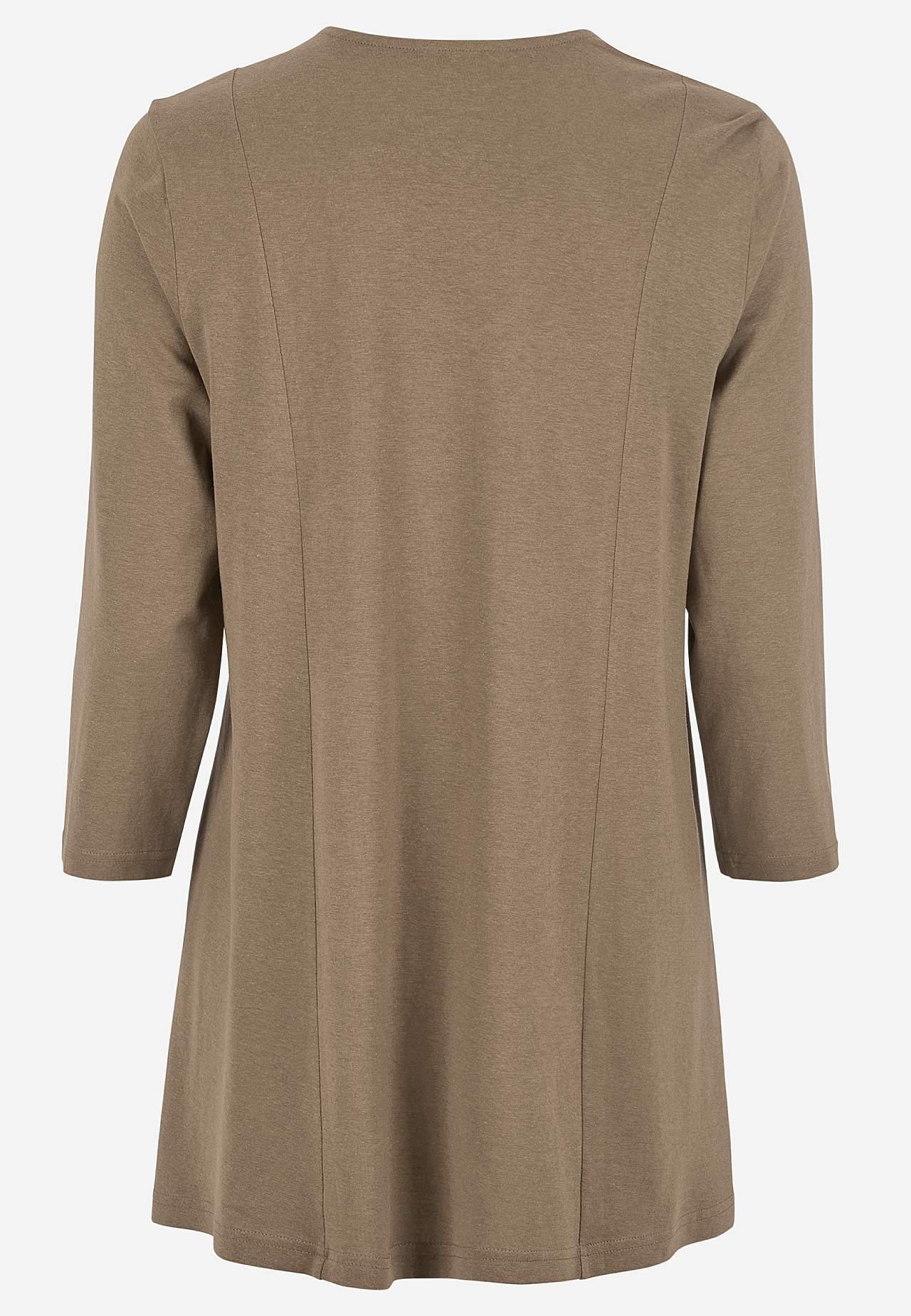 Jersey tuniq with crease detail