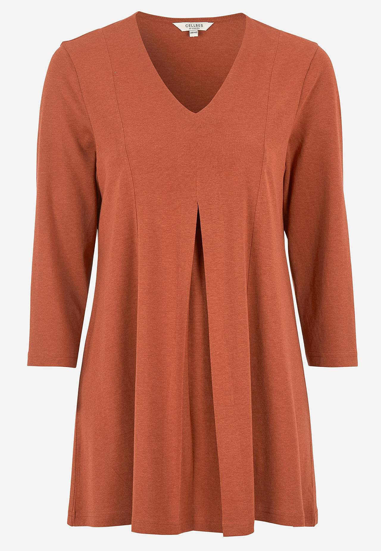 Jersey tuniq with crease detail