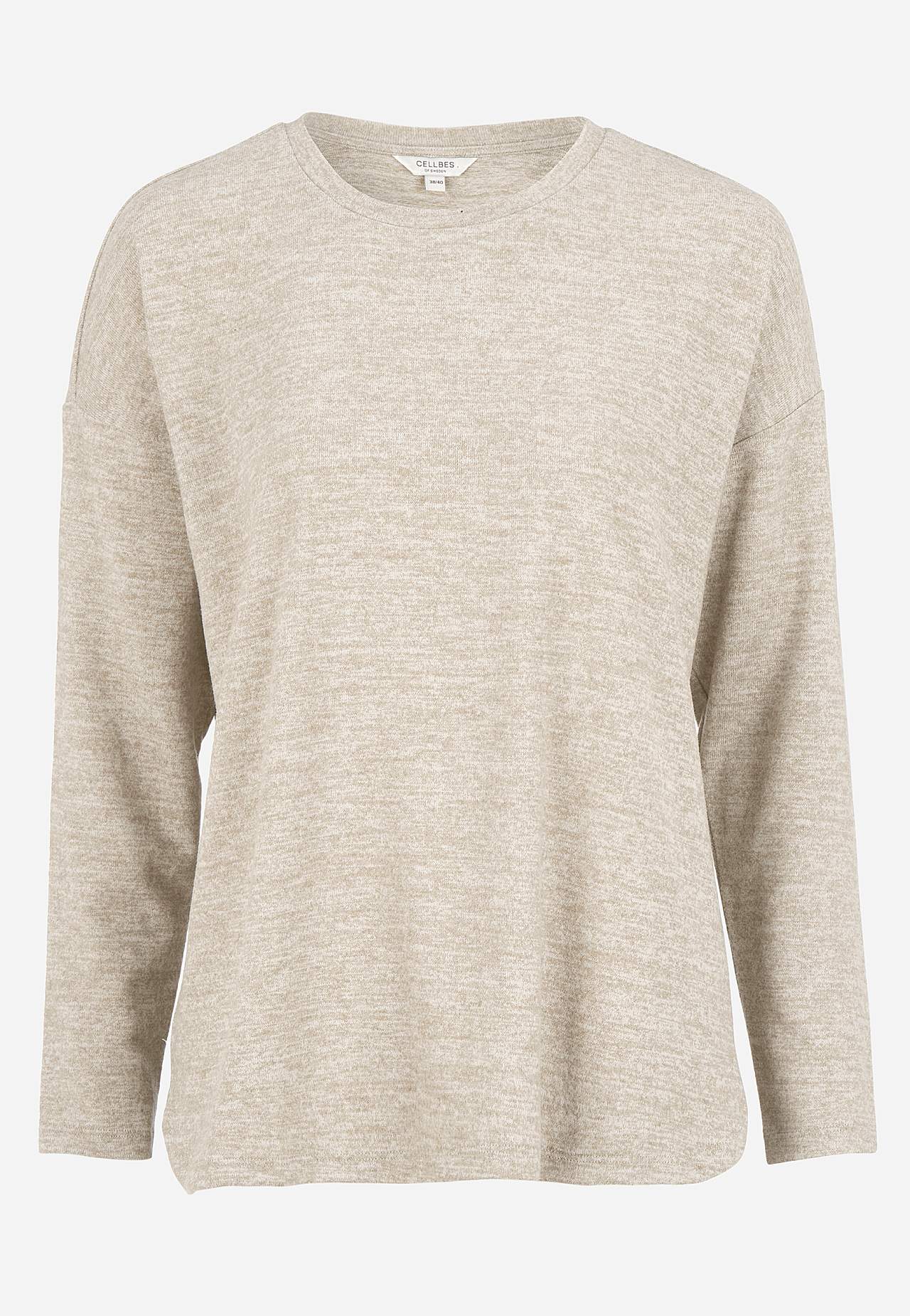 Super soft, long-sleeved jersey top