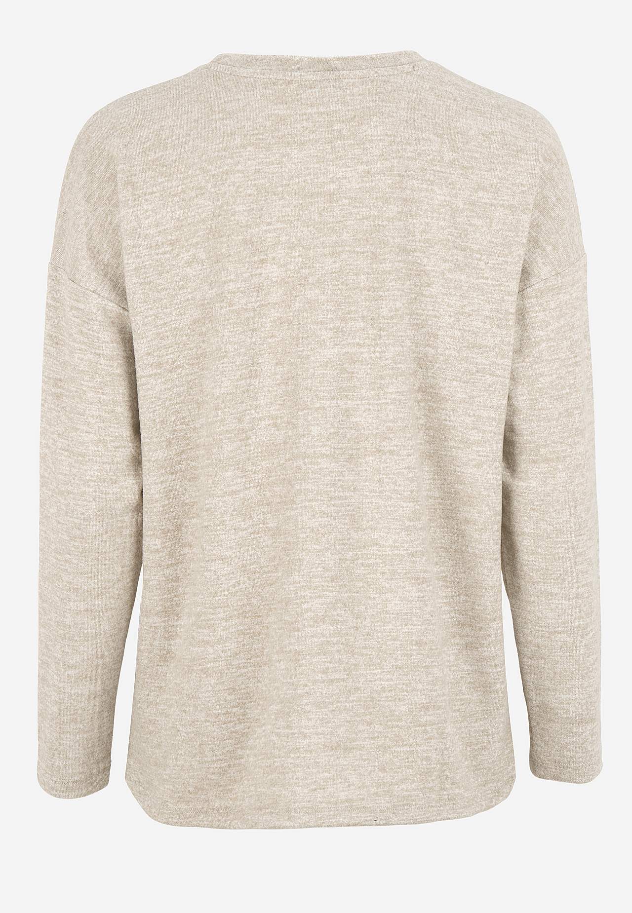 Super soft, long-sleeved jersey top
