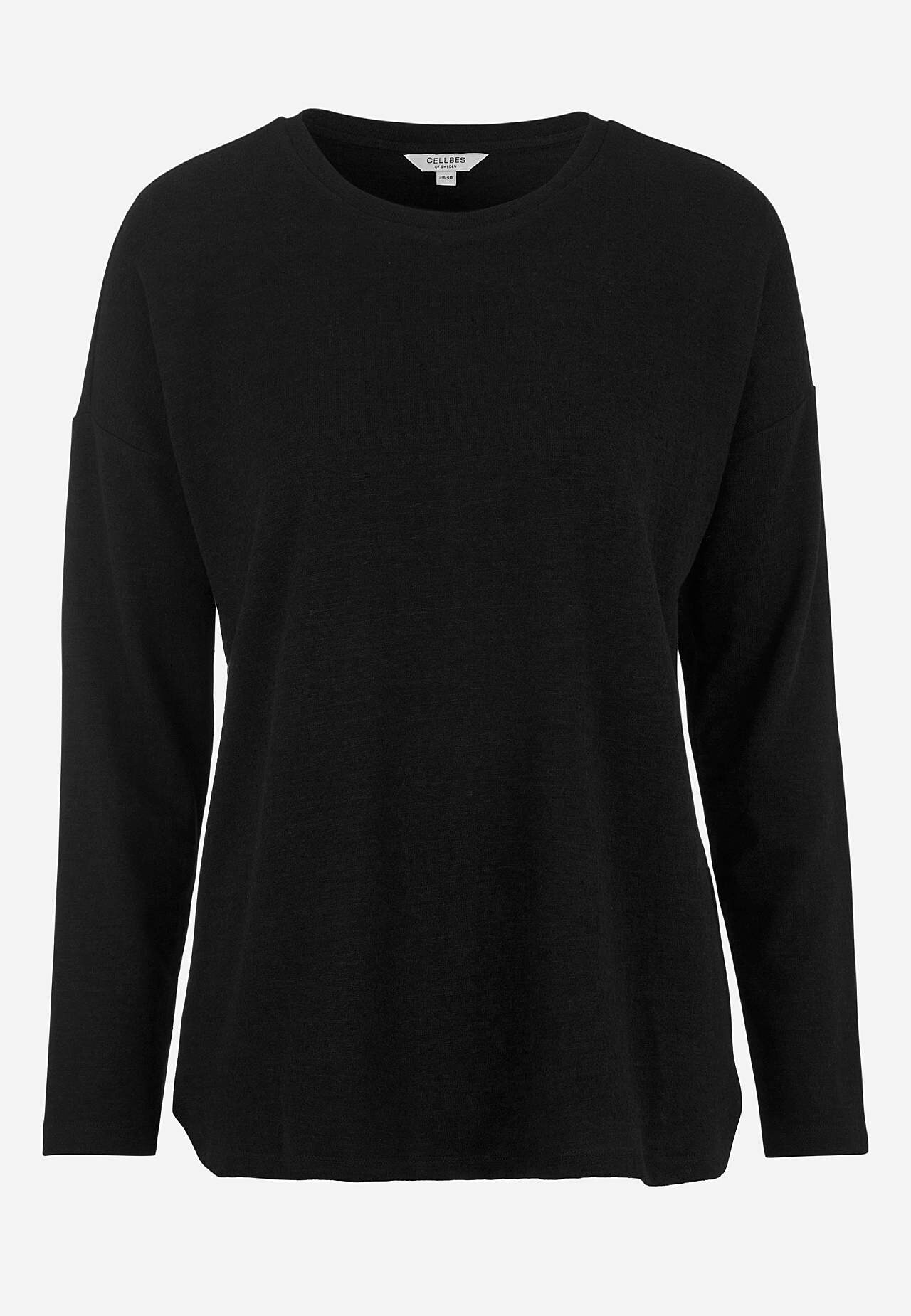 Super soft, long-sleeved jersey top