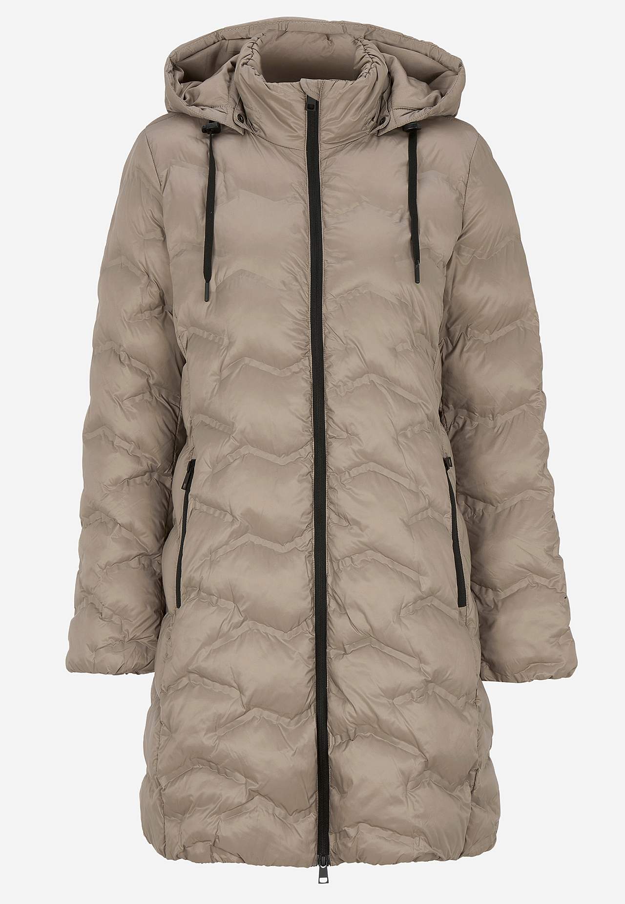Jacket with down feel