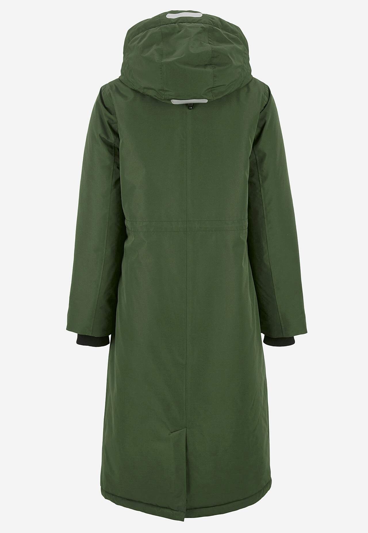 Functional, warm-lined, long parka