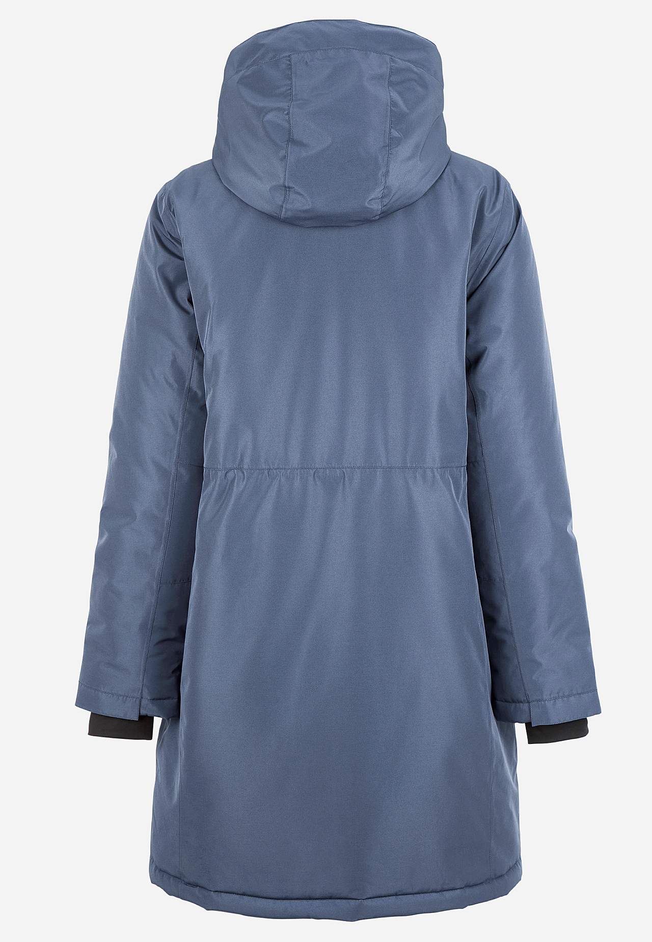 Functional jacket with sewn hood