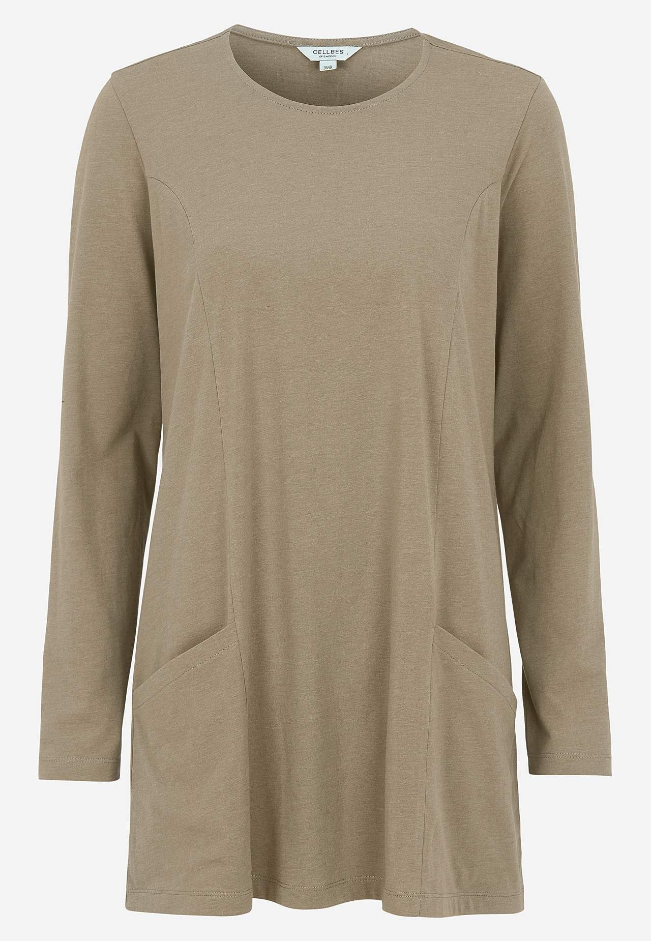 Jersey tuniq with pockets