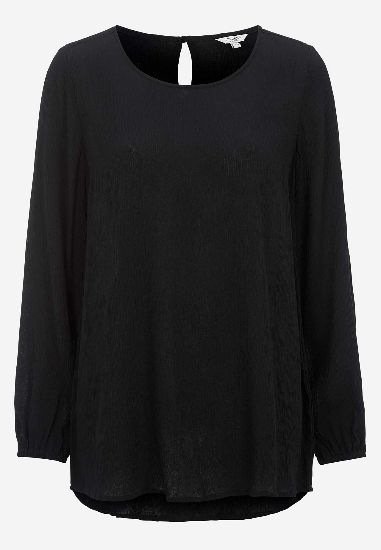 Tunic with textured weave fabric