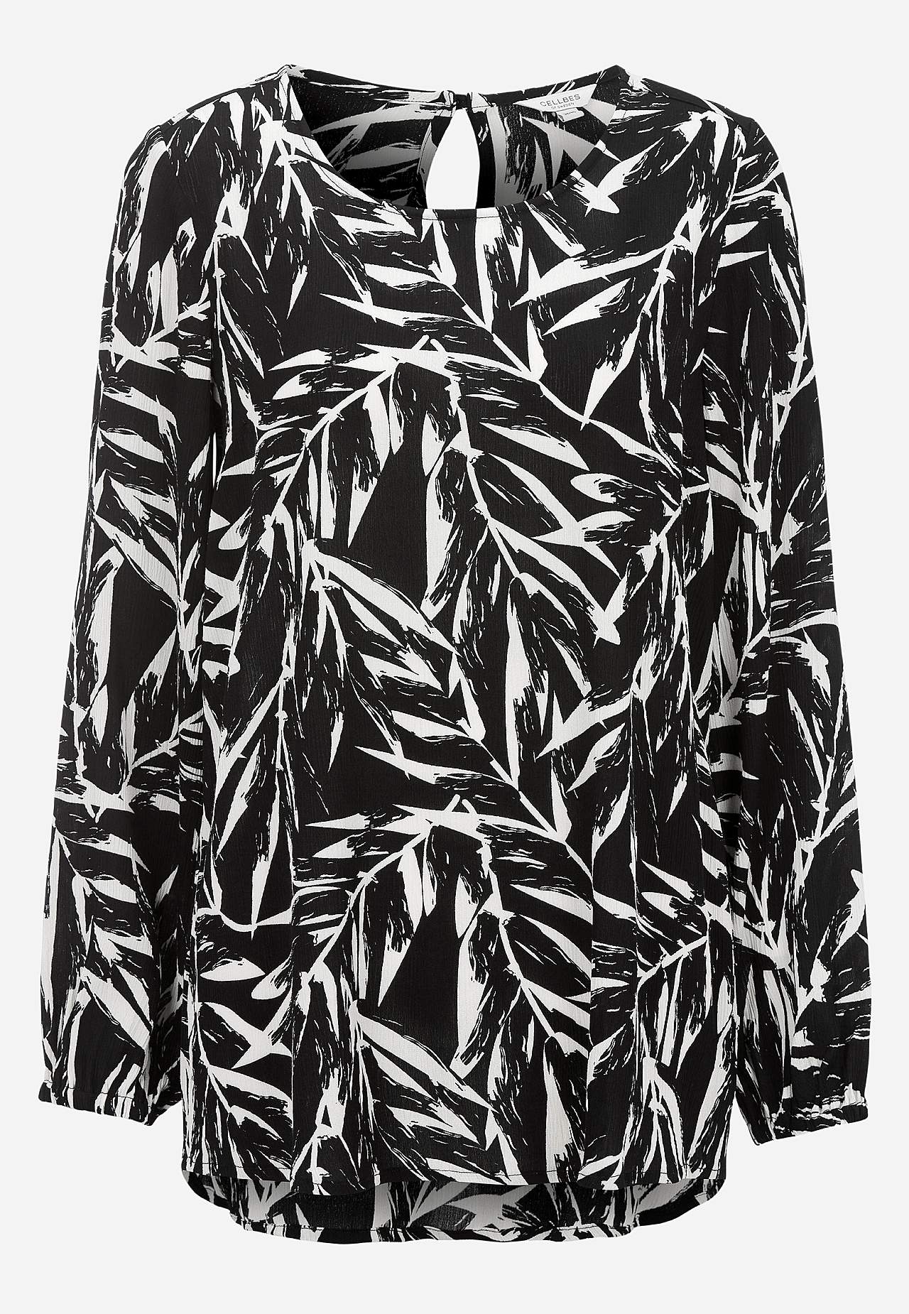Tunic with textured weave fabric