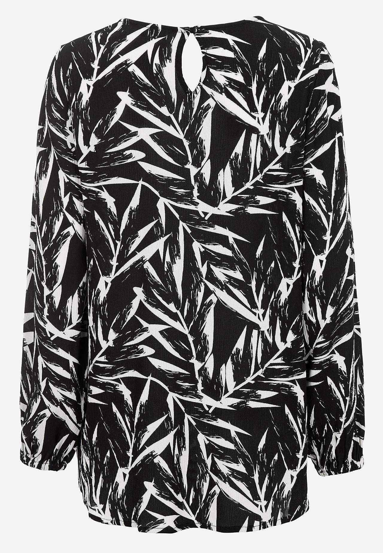 Tunic with textured weave fabric
