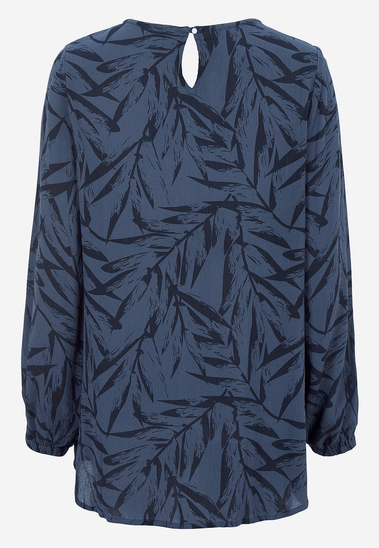 Tunic with textured weave fabric