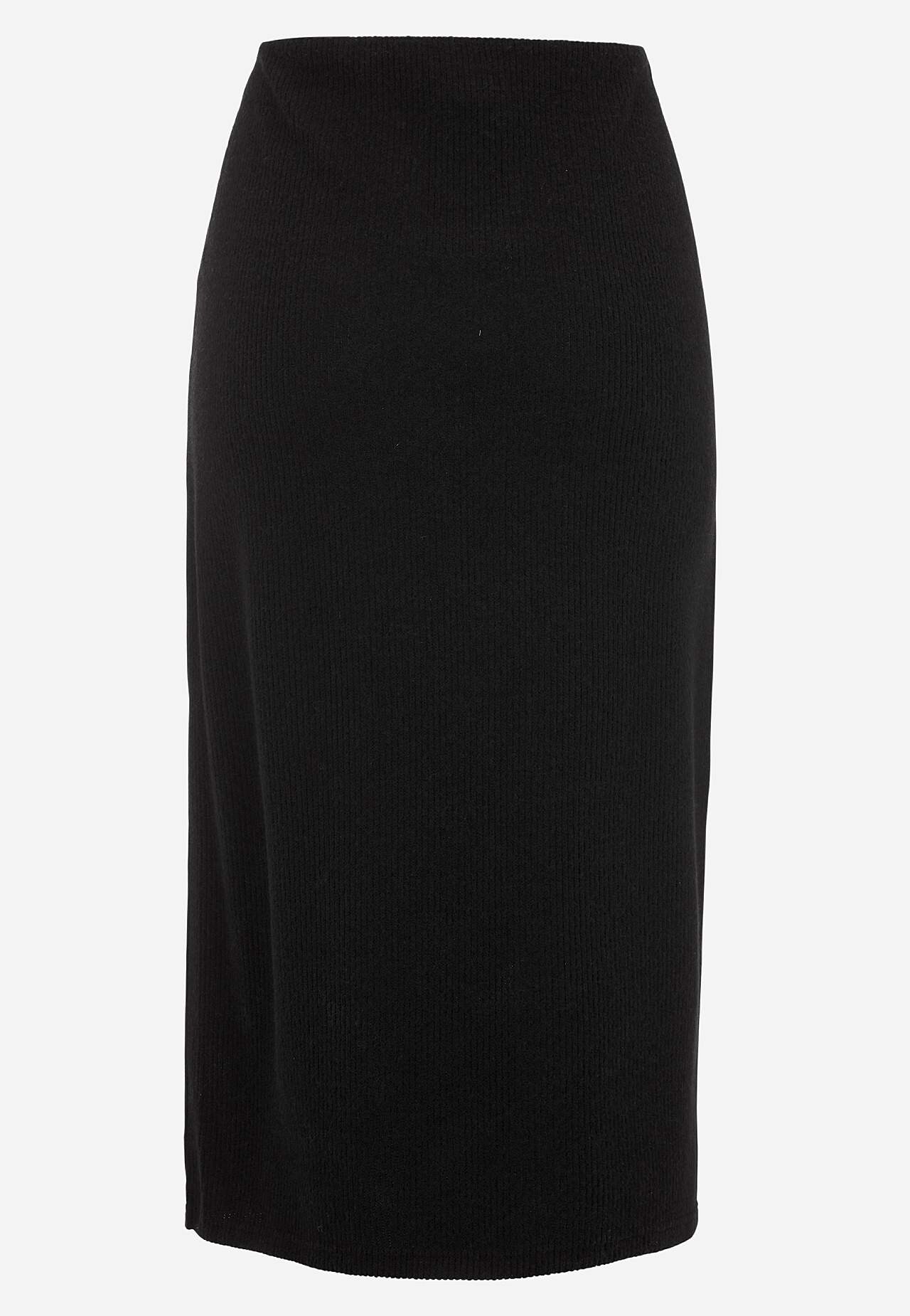 Super soft skirt with slit