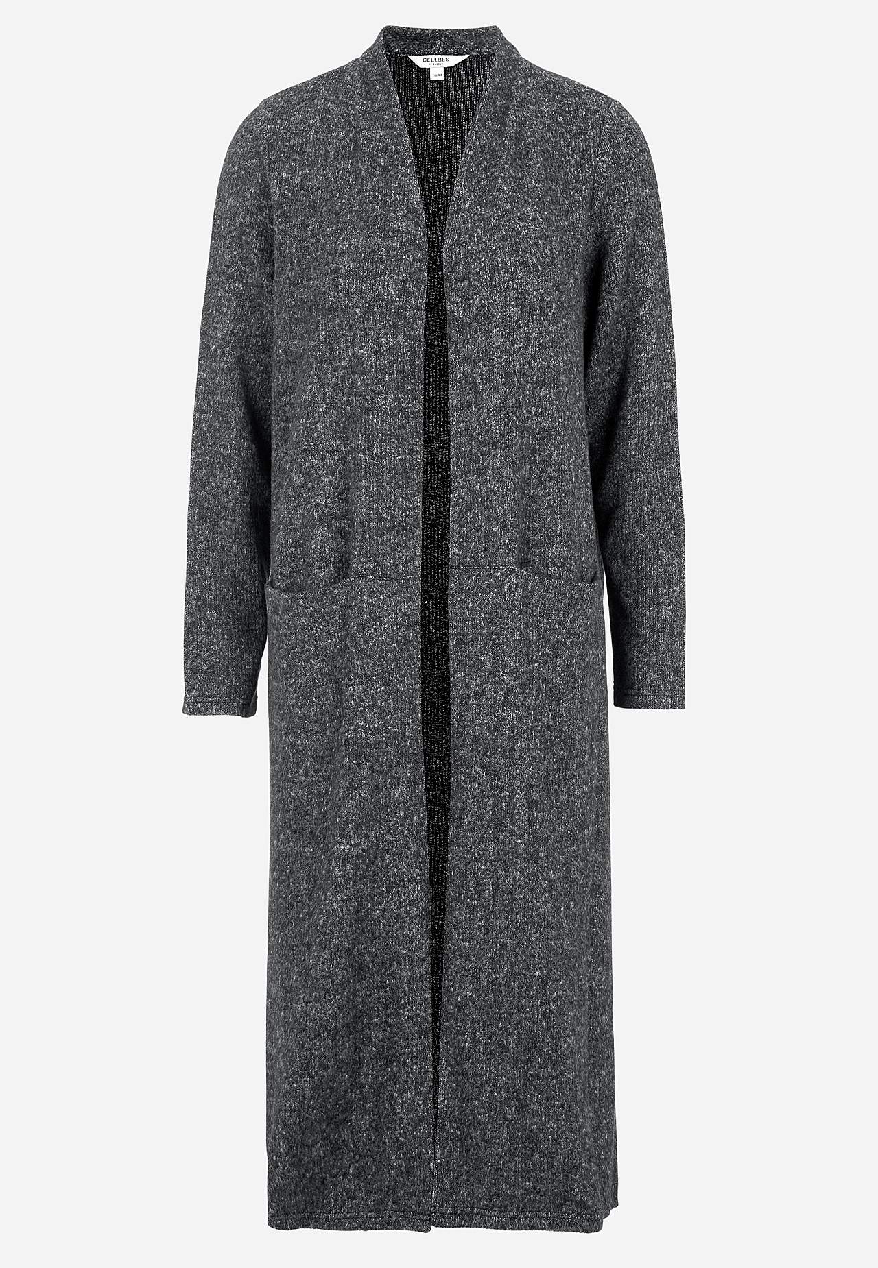 Super soft, long cardigan with pockets