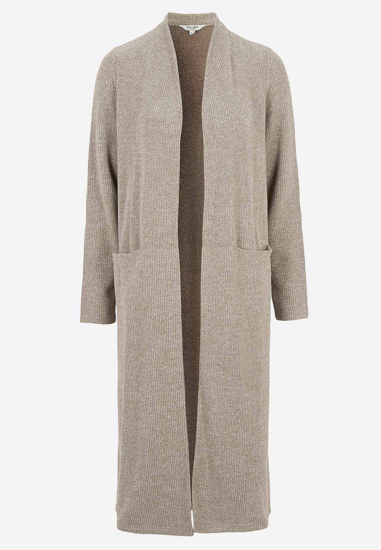 Super soft, long cardigan with pockets