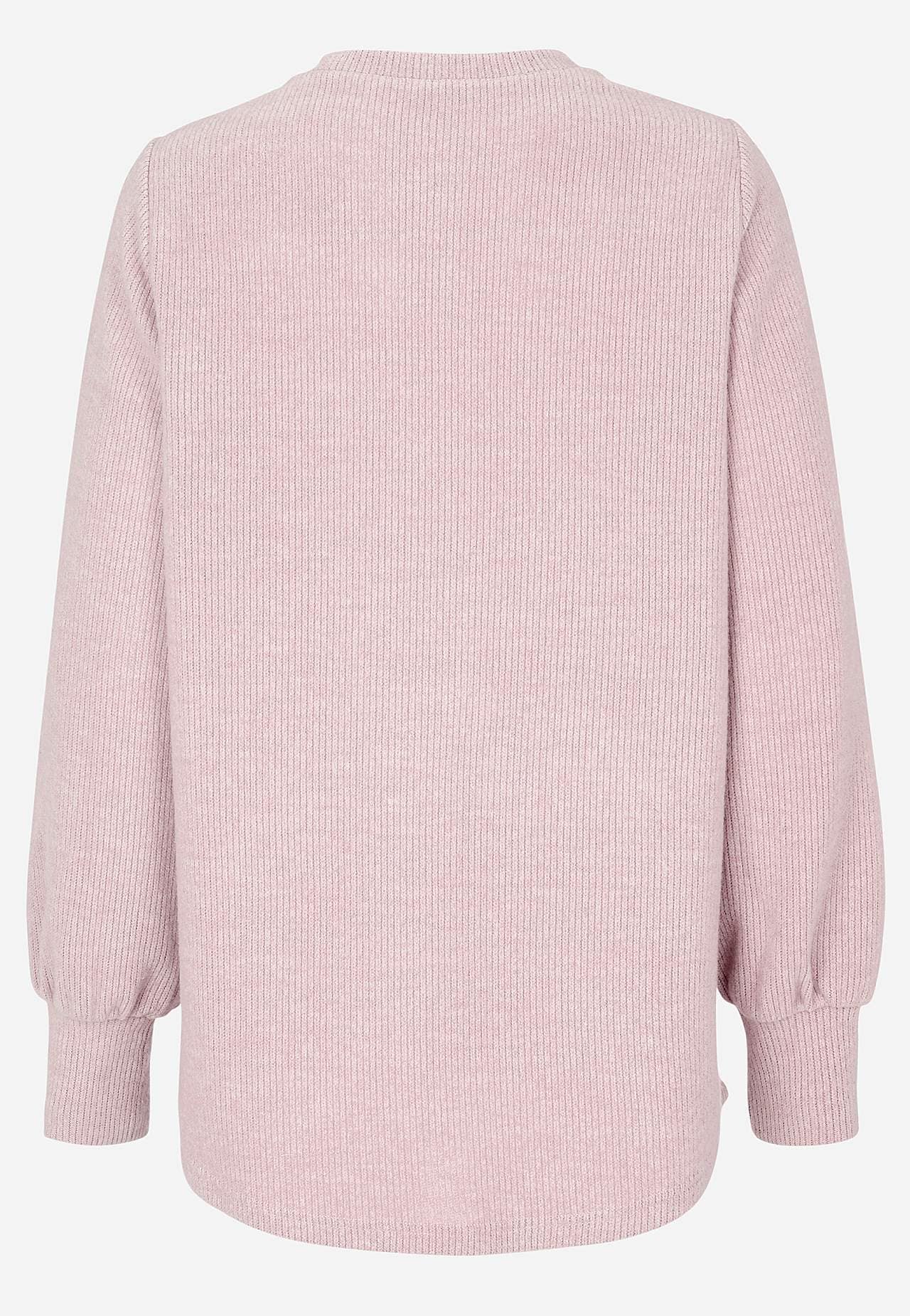 Soft jersey sweater with buttons Beata