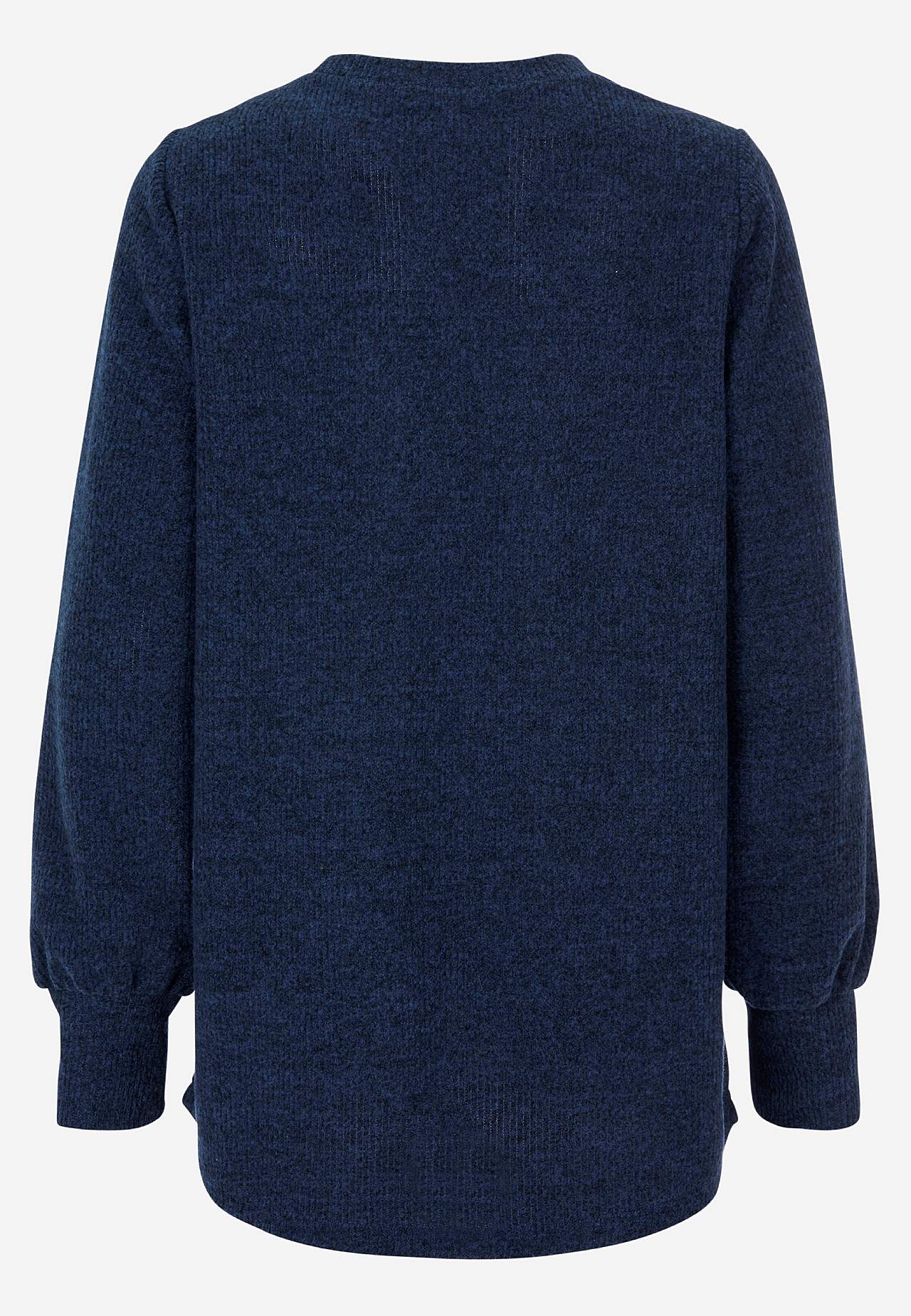 Soft jersey sweater with buttons Beata