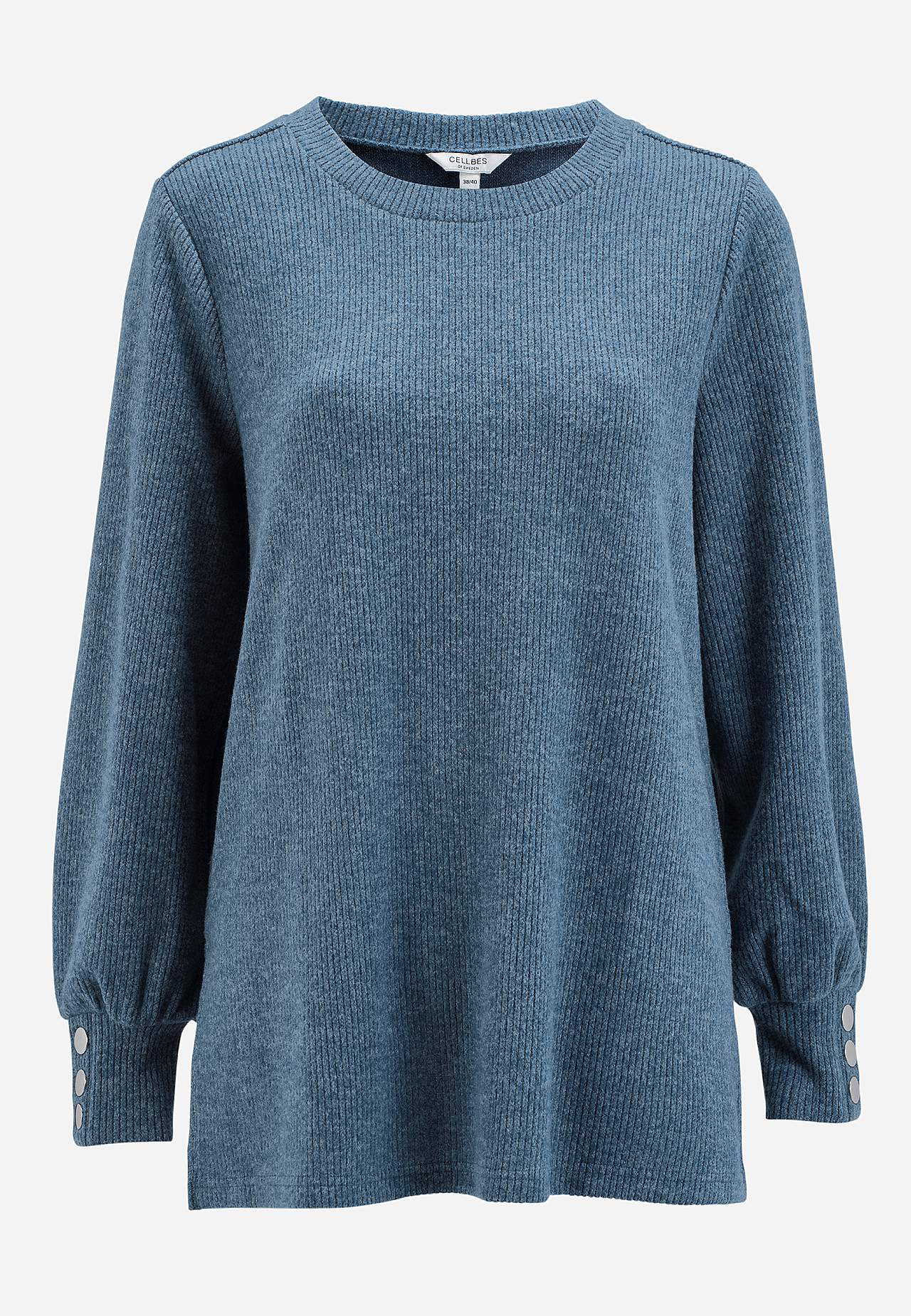 Super soft tunic with melange colours